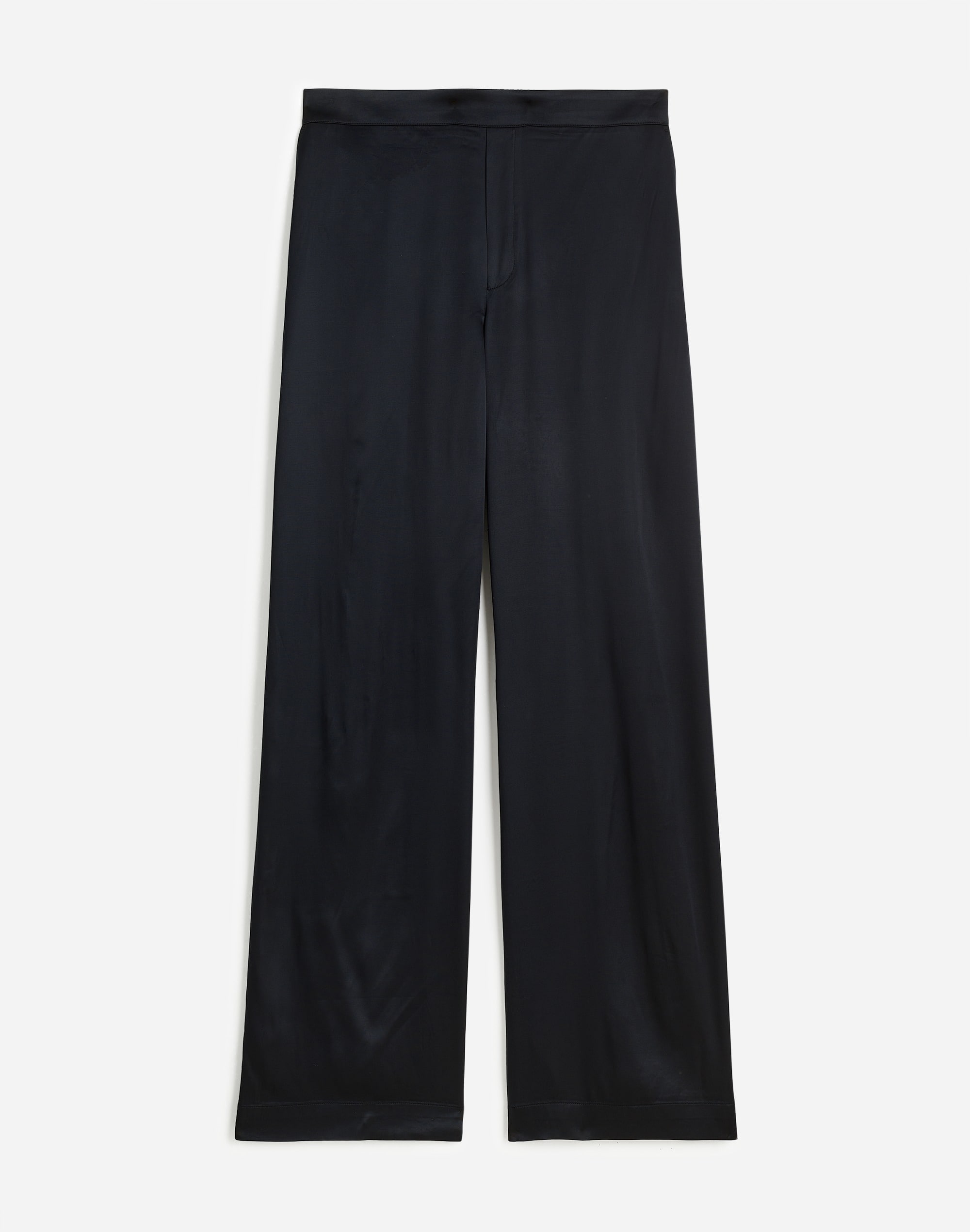 Pull-On Straight Pants Stretch Satin | Madewell