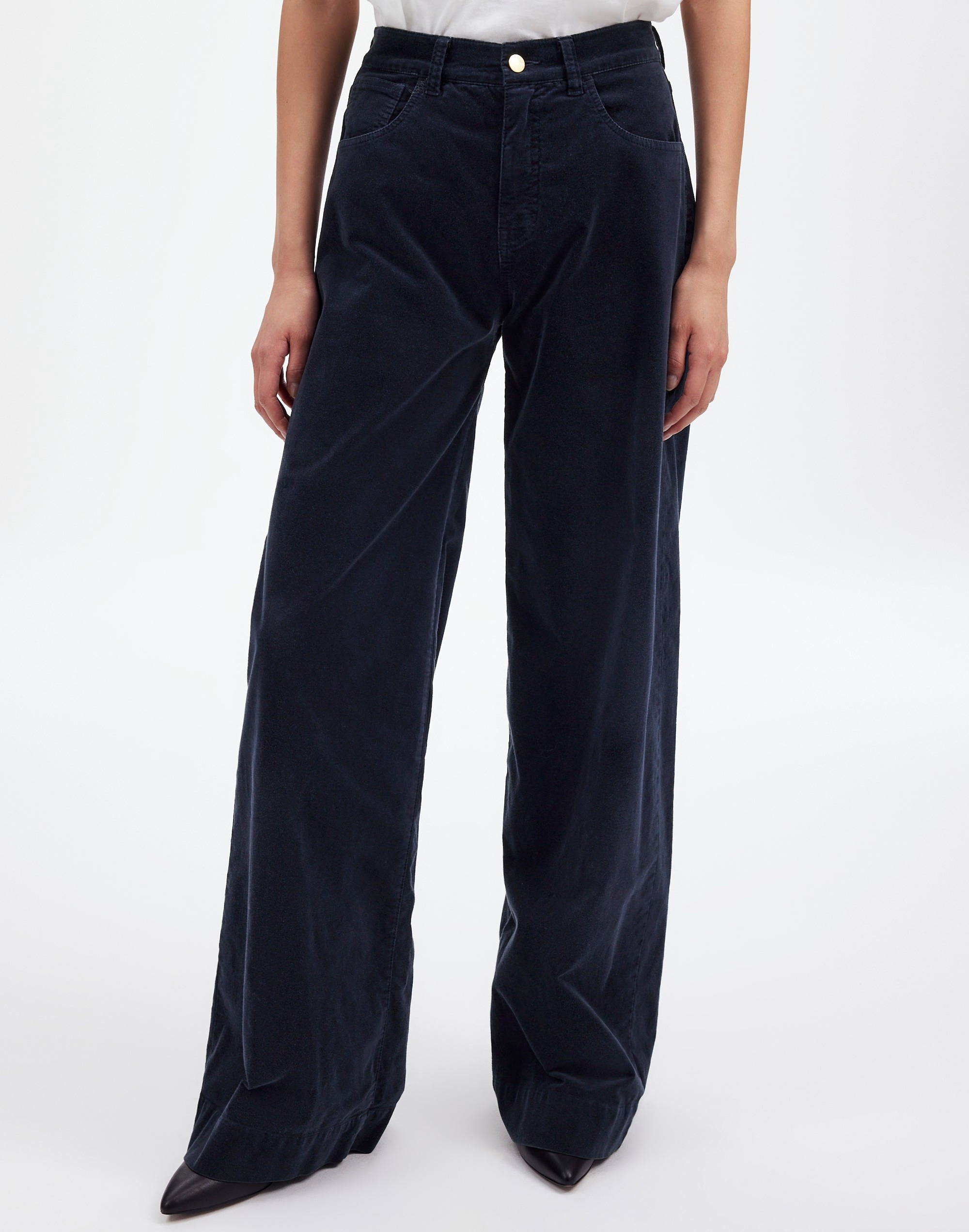 Superwide-Leg Trousers Velvet | Madewell