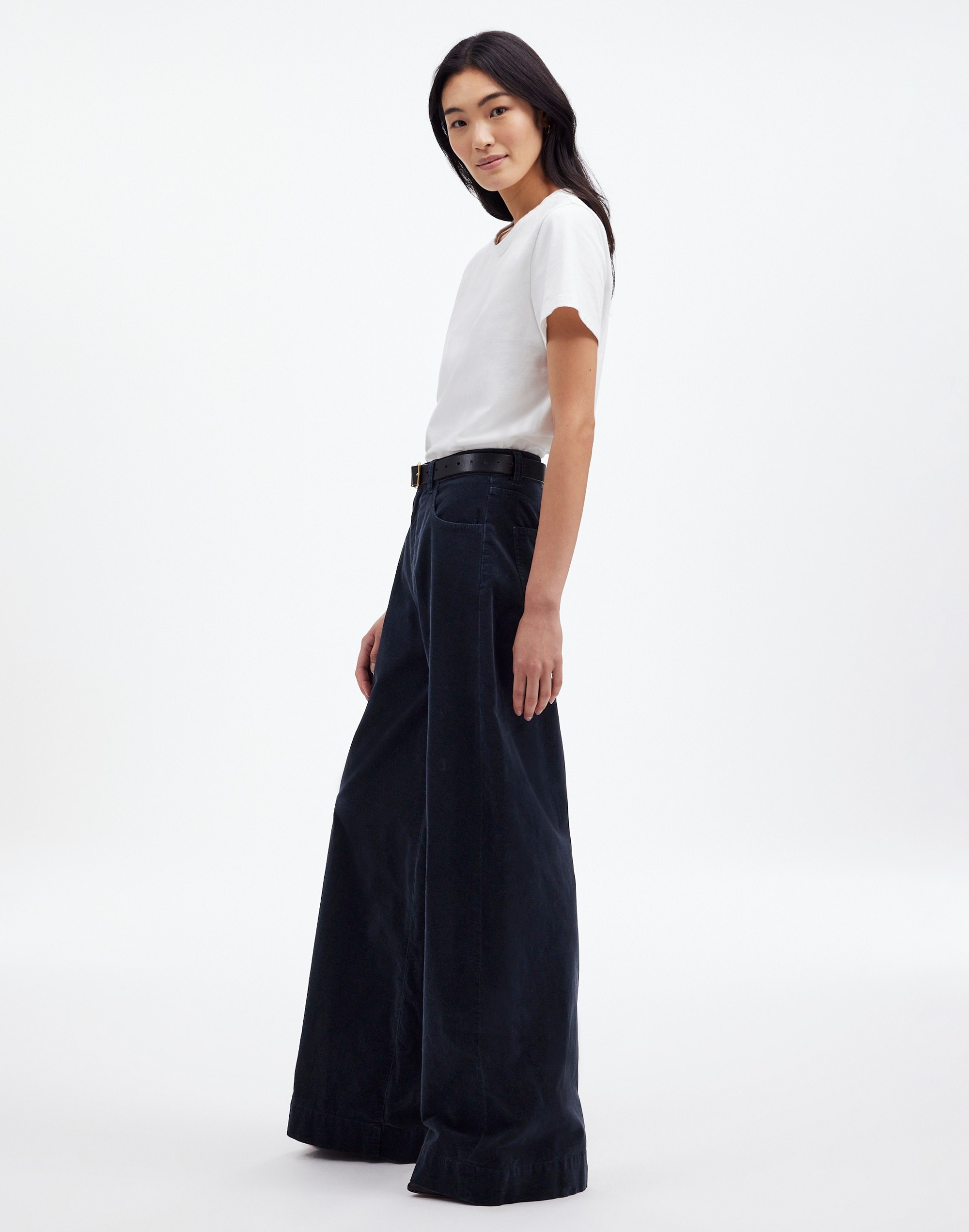 Superwide-Leg Trousers Velvet | Madewell