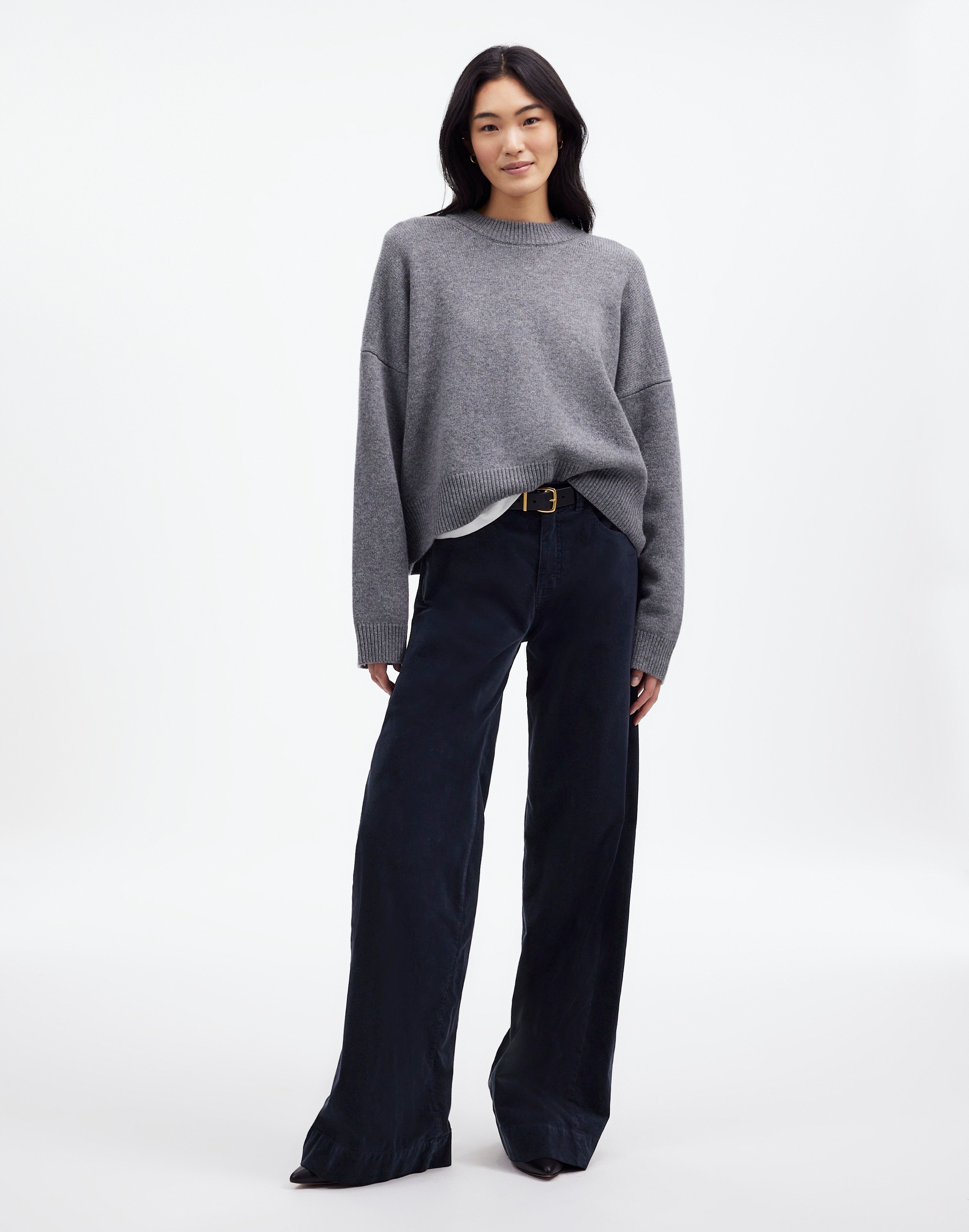 Superwide-Leg Trousers Velvet | Madewell