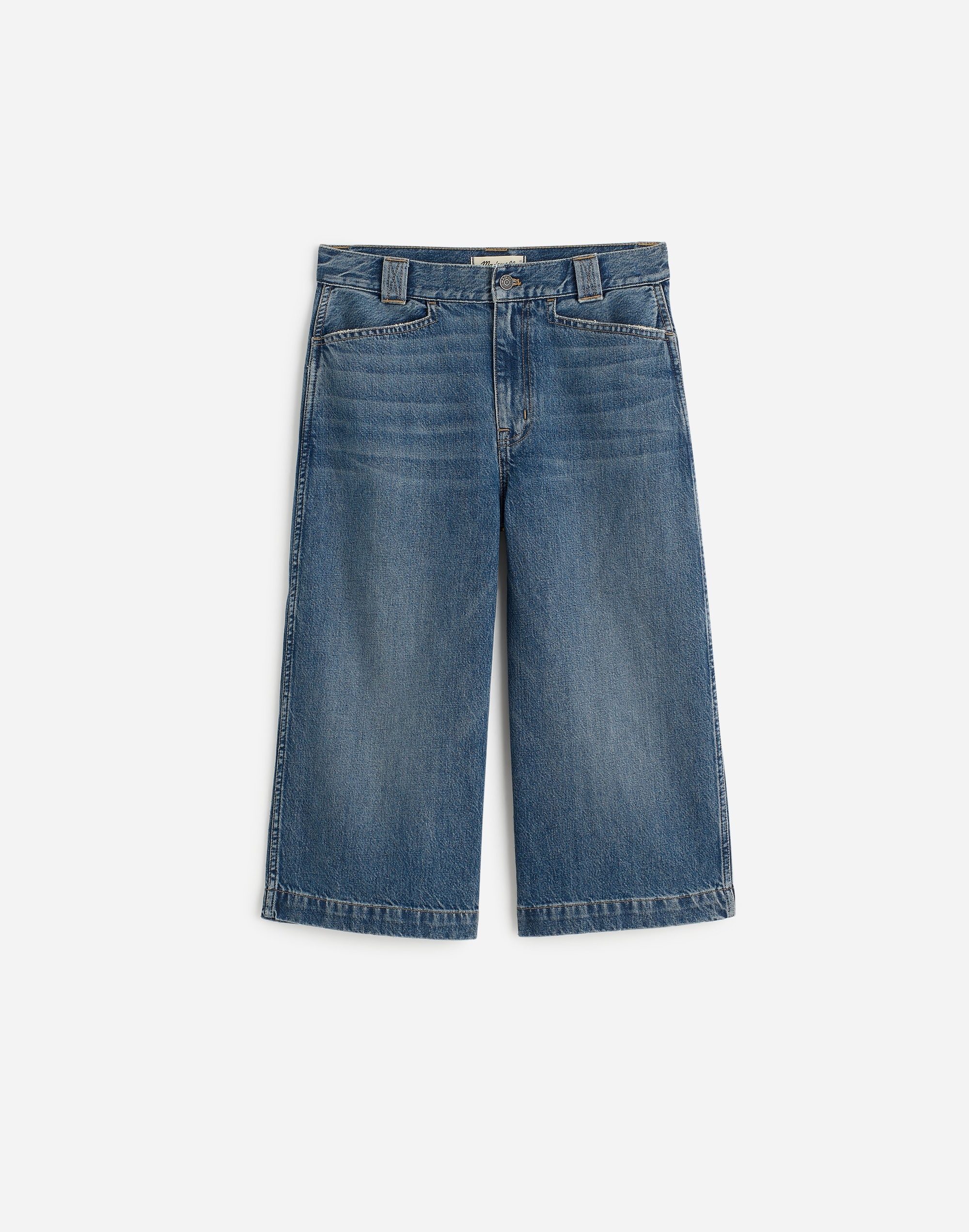 Denim Culottes Concho Wash | Madewell