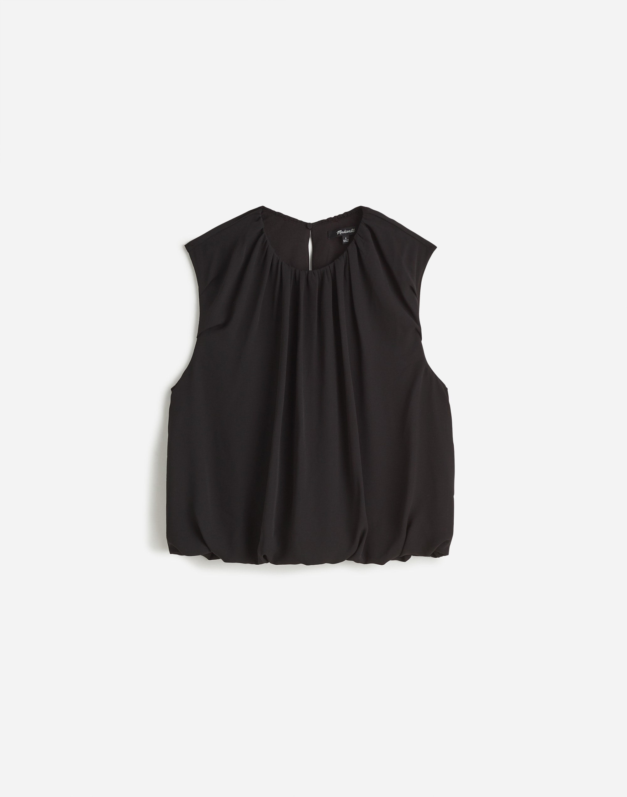 Sleeveless Bubble Top Chiffon | Madewell