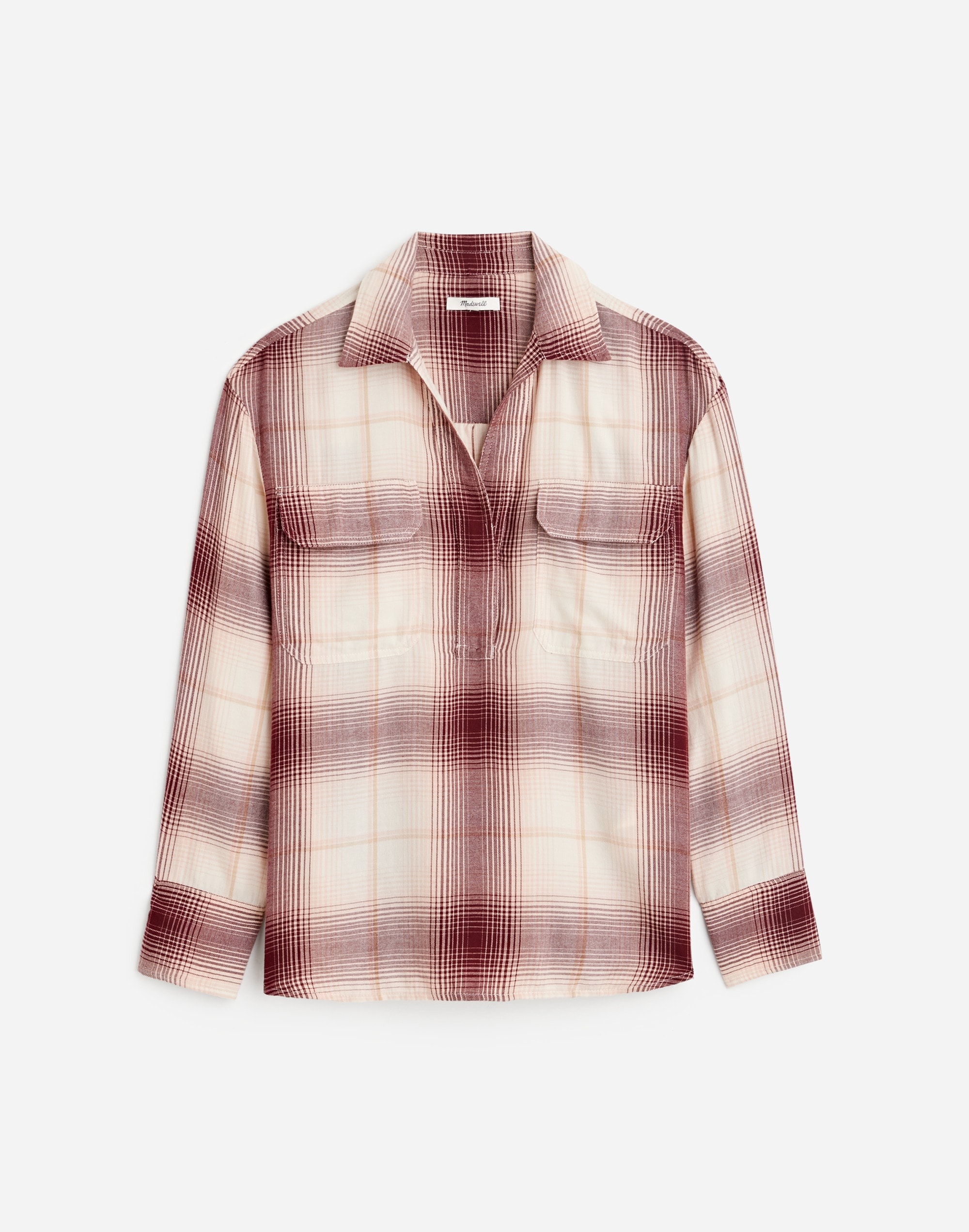 Popover Shirt Plaid | Madewell