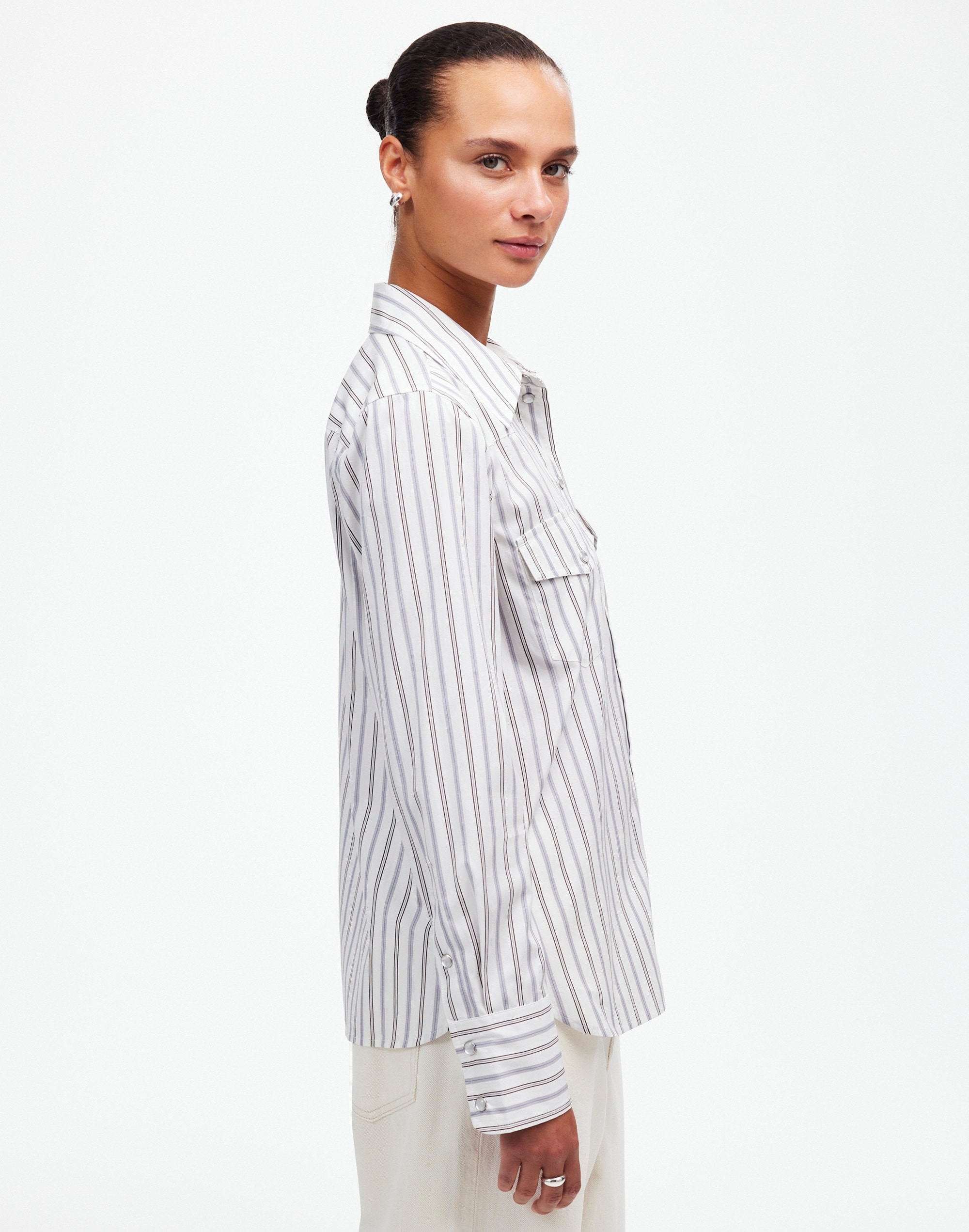 Western Button-Up Shirt Poplin | Madewell