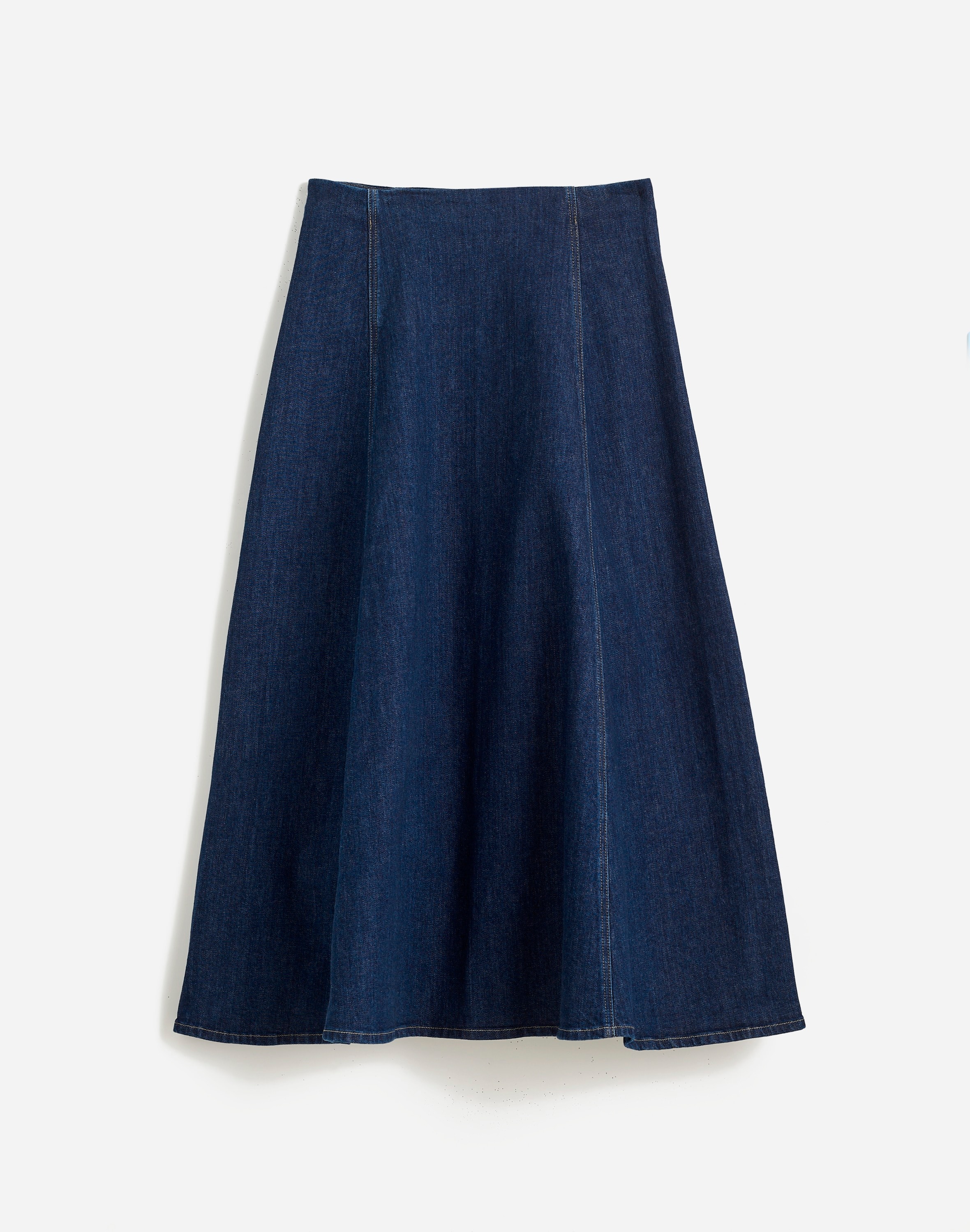 Alexa Chung for Madewell Denim Flare Midi Skirt Pellson Wash |