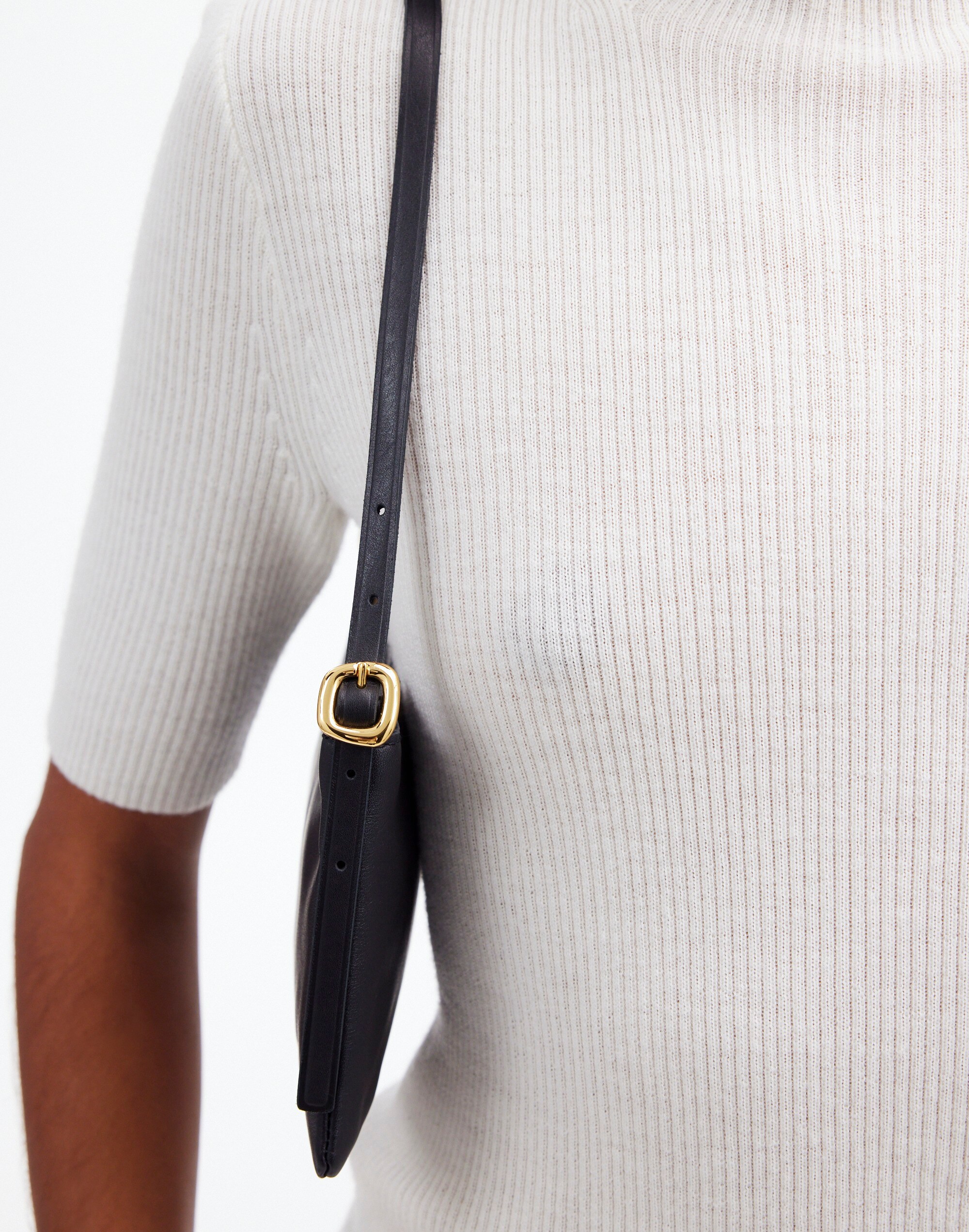 The Sculptural-Buckle Mini Shoulder Bag | Madewell