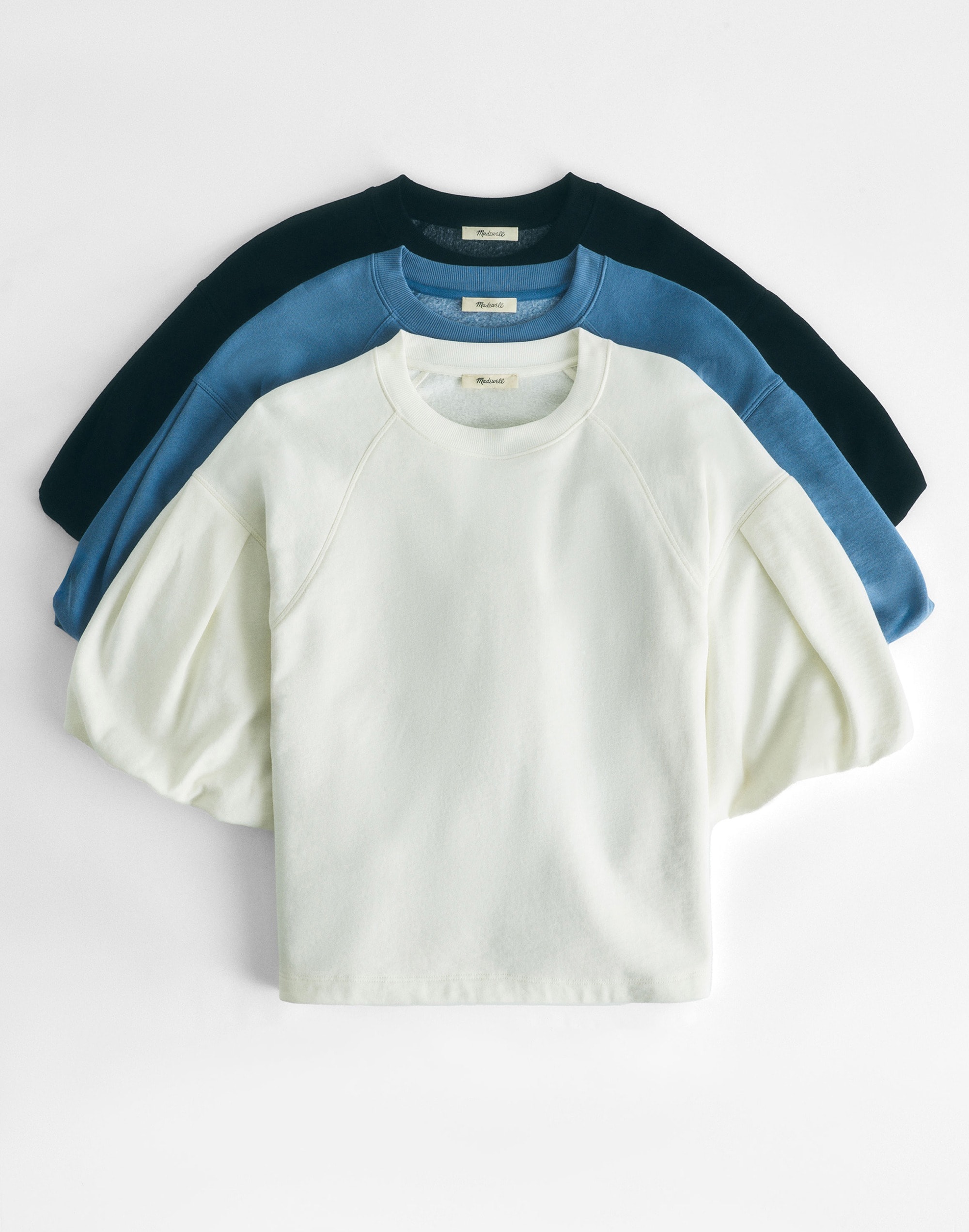 Puff-Sleeve Sweatshirt Tee