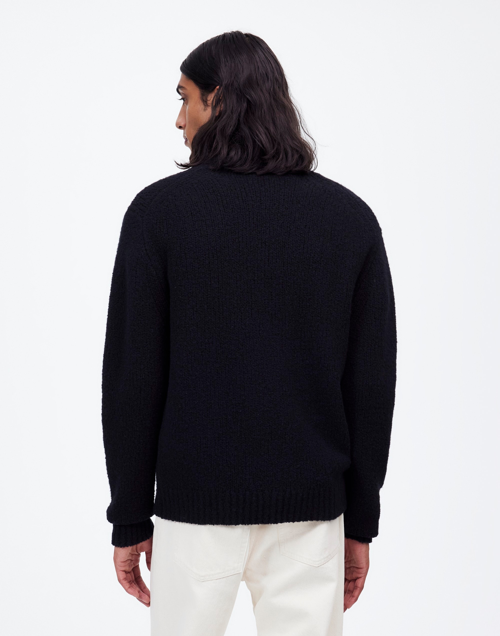 Bouclé Crewneck Sweater | Madewell