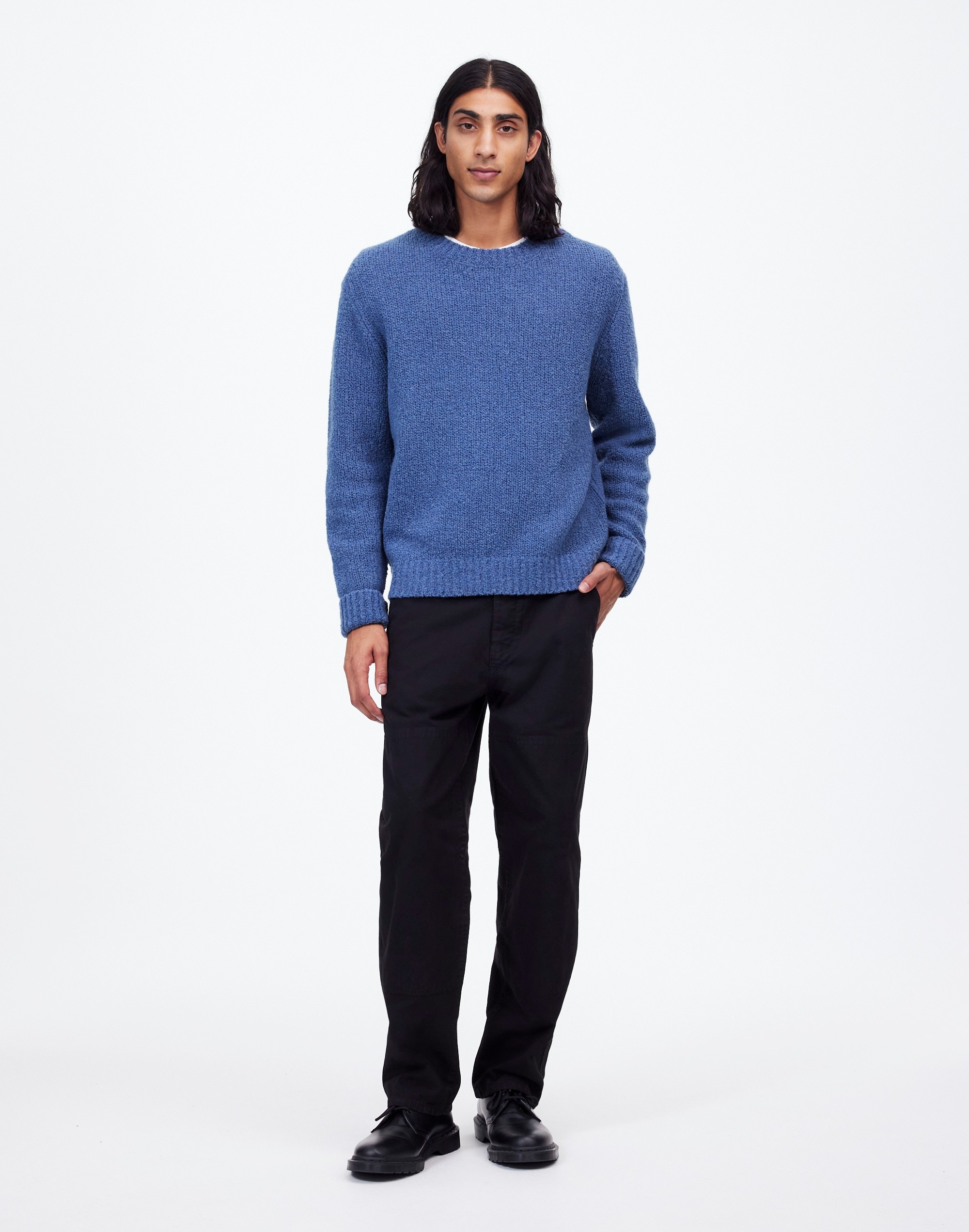 Bouclé Crewneck Sweater | Madewell