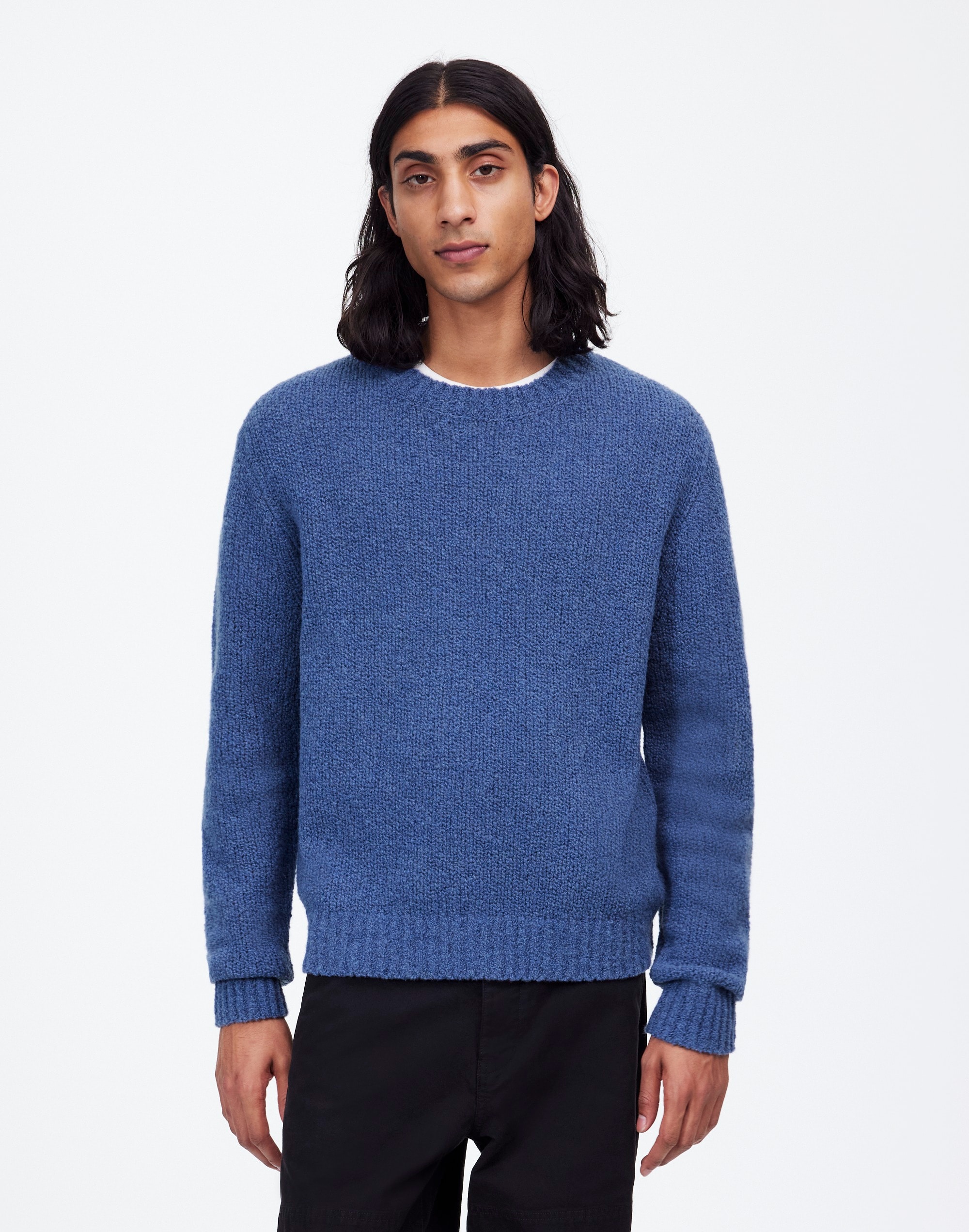 Bouclé Crewneck Sweater | Madewell