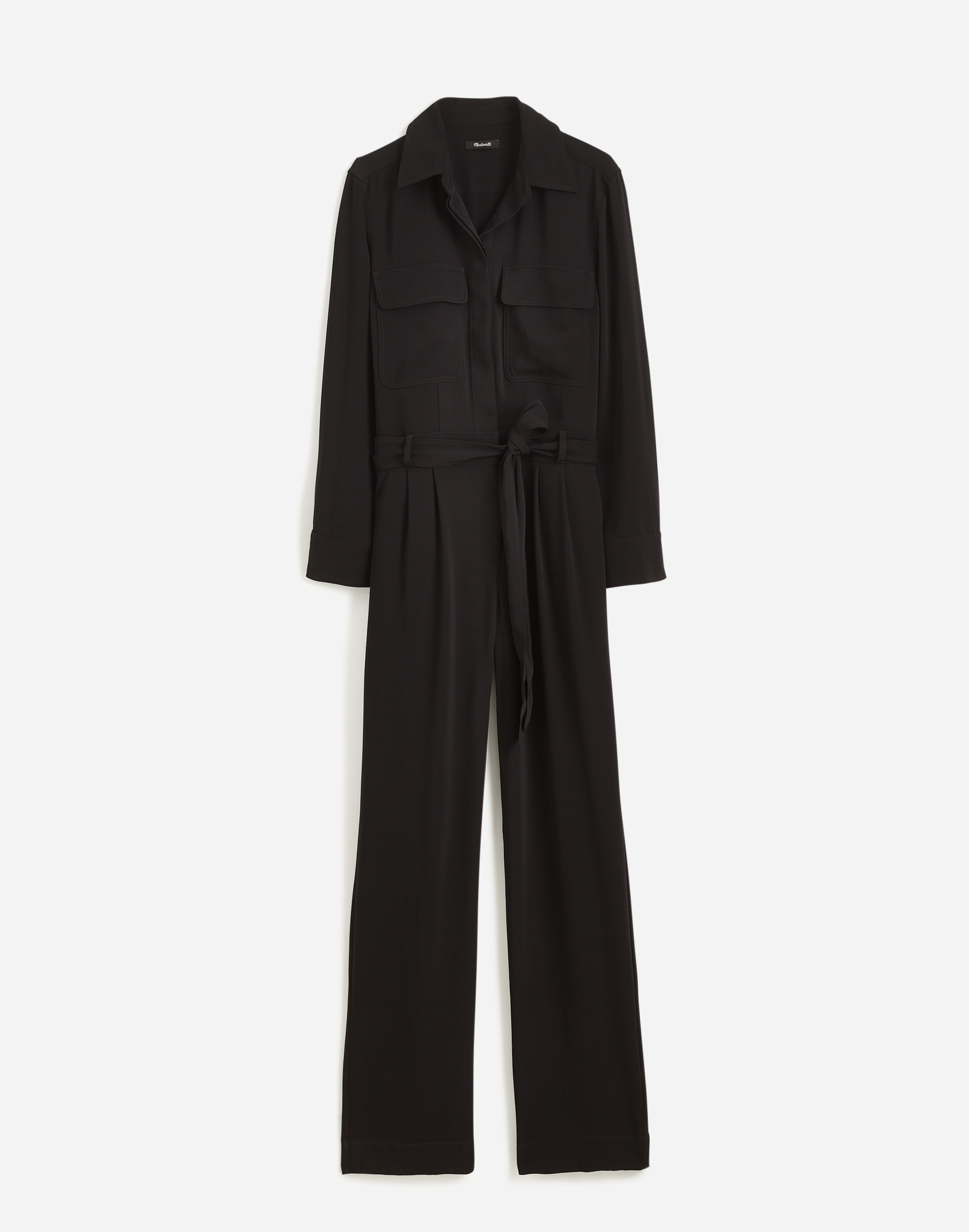 Tie-Waist Straight-Leg Jumpsuit | Madewell