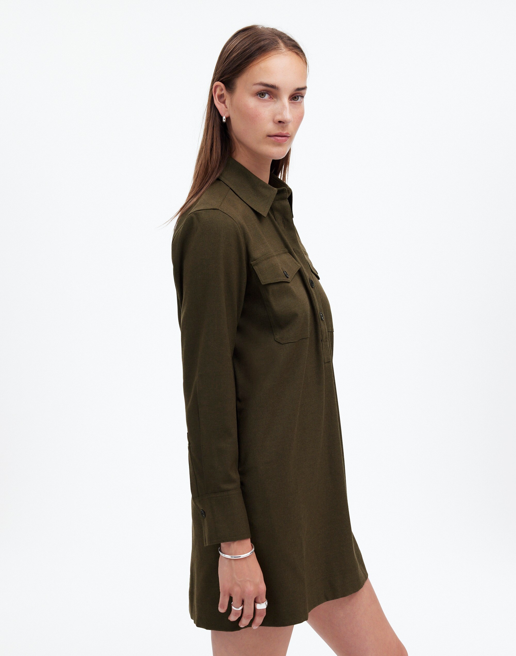 Button-Up Mini Shirtdress | Madewell