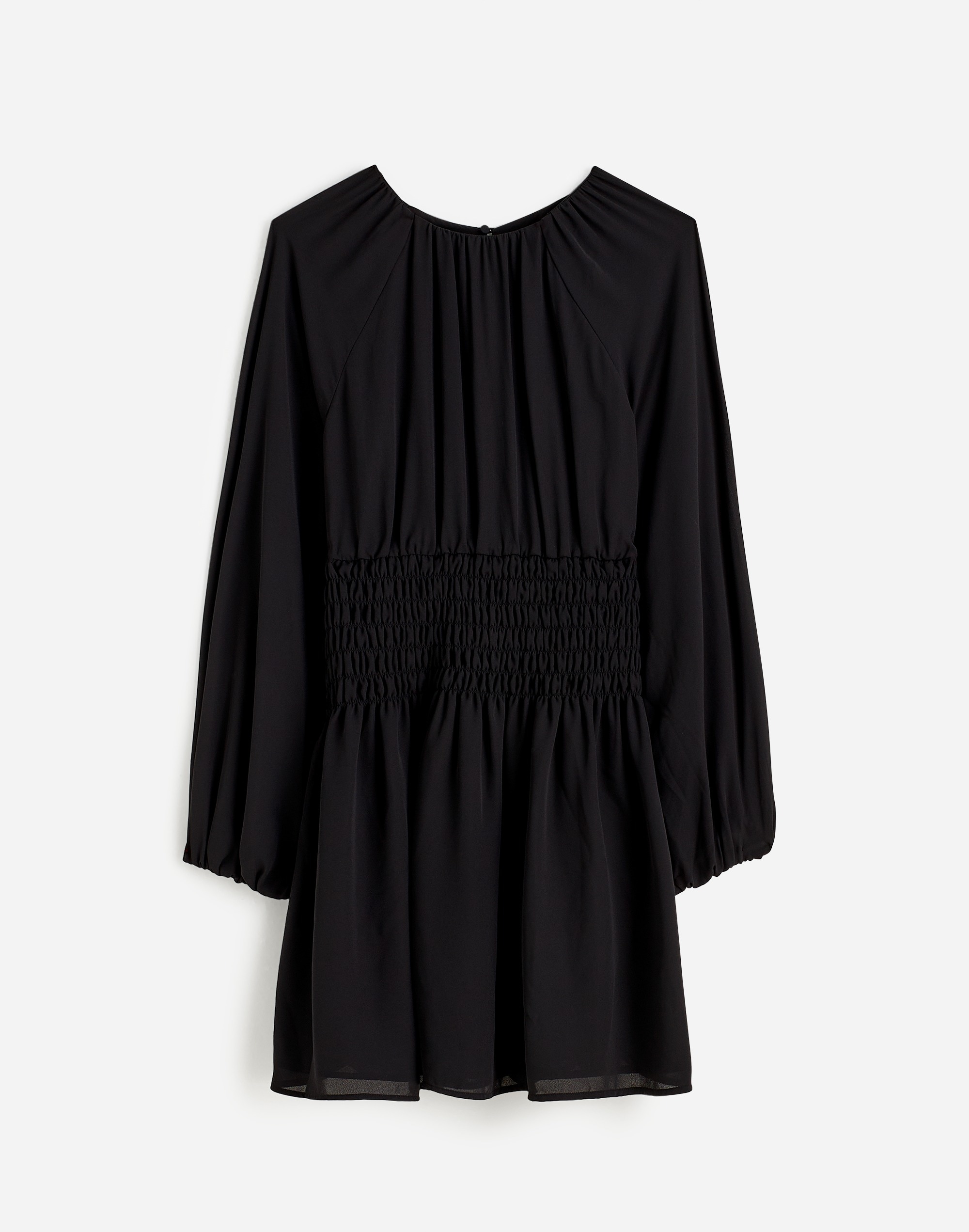 Bubble-Sleeve Smocked Mini Dress | Madewell