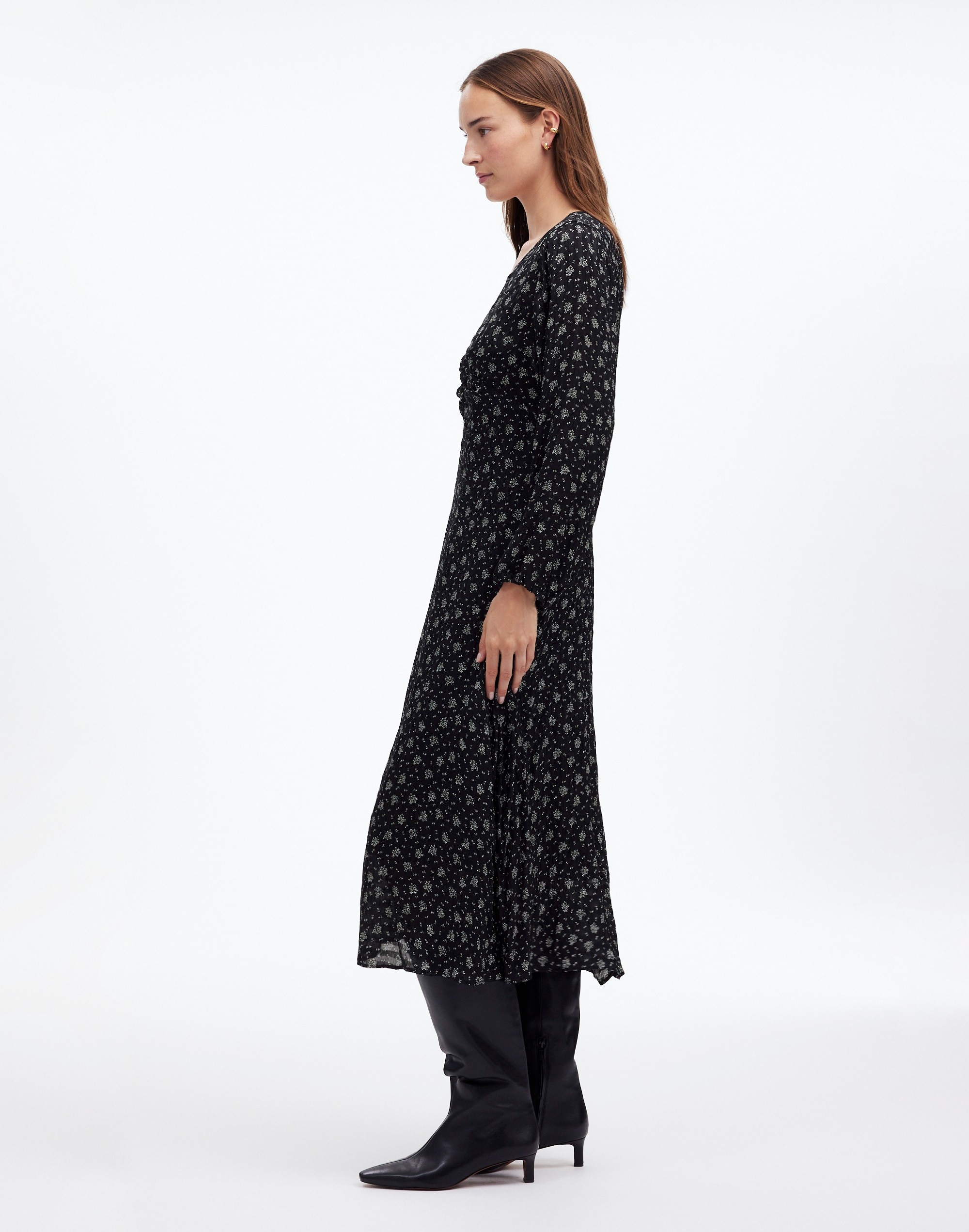 Ruched Midi Dress | Madewell