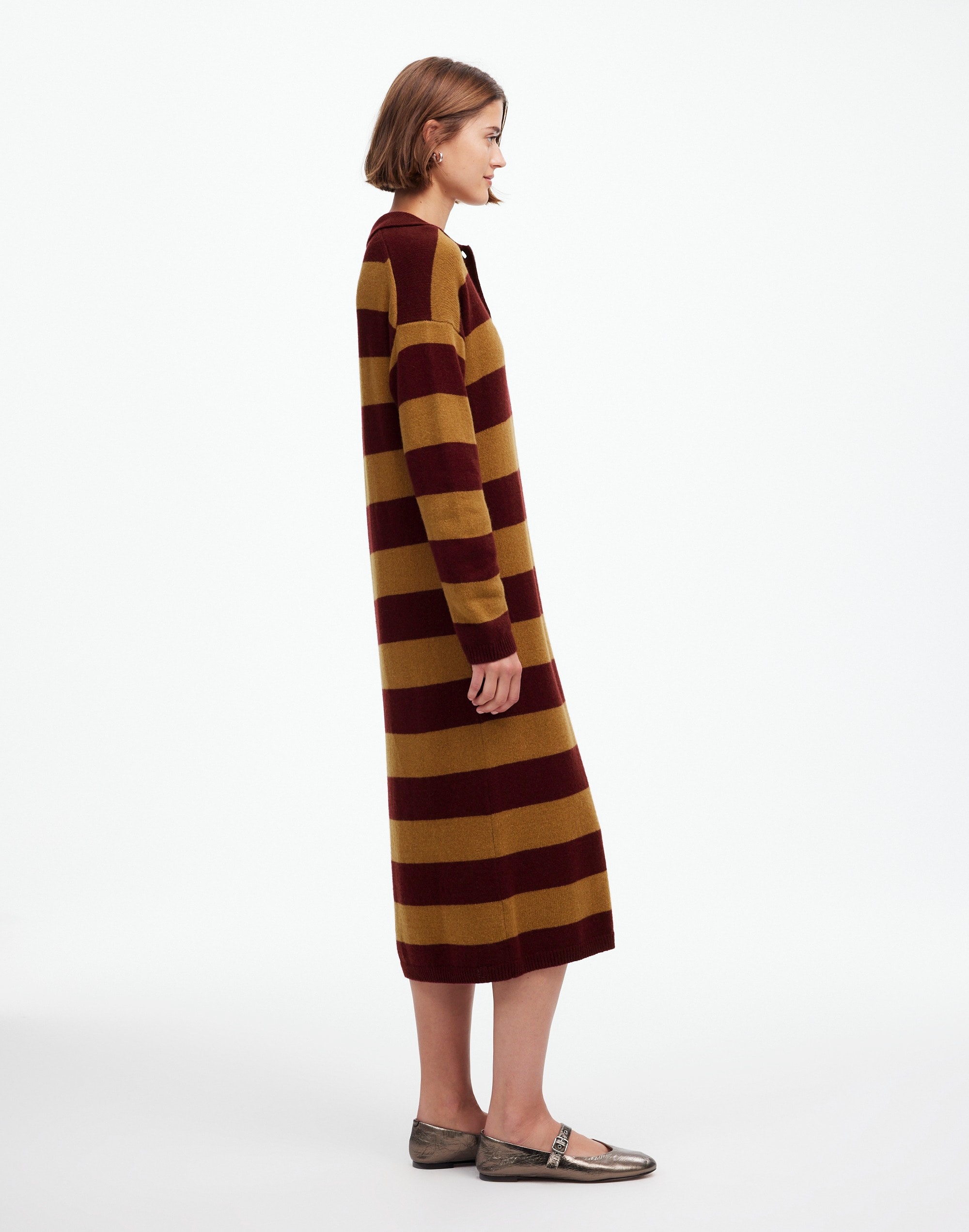 Relaxed Sweater Dress Stripe | Madewell