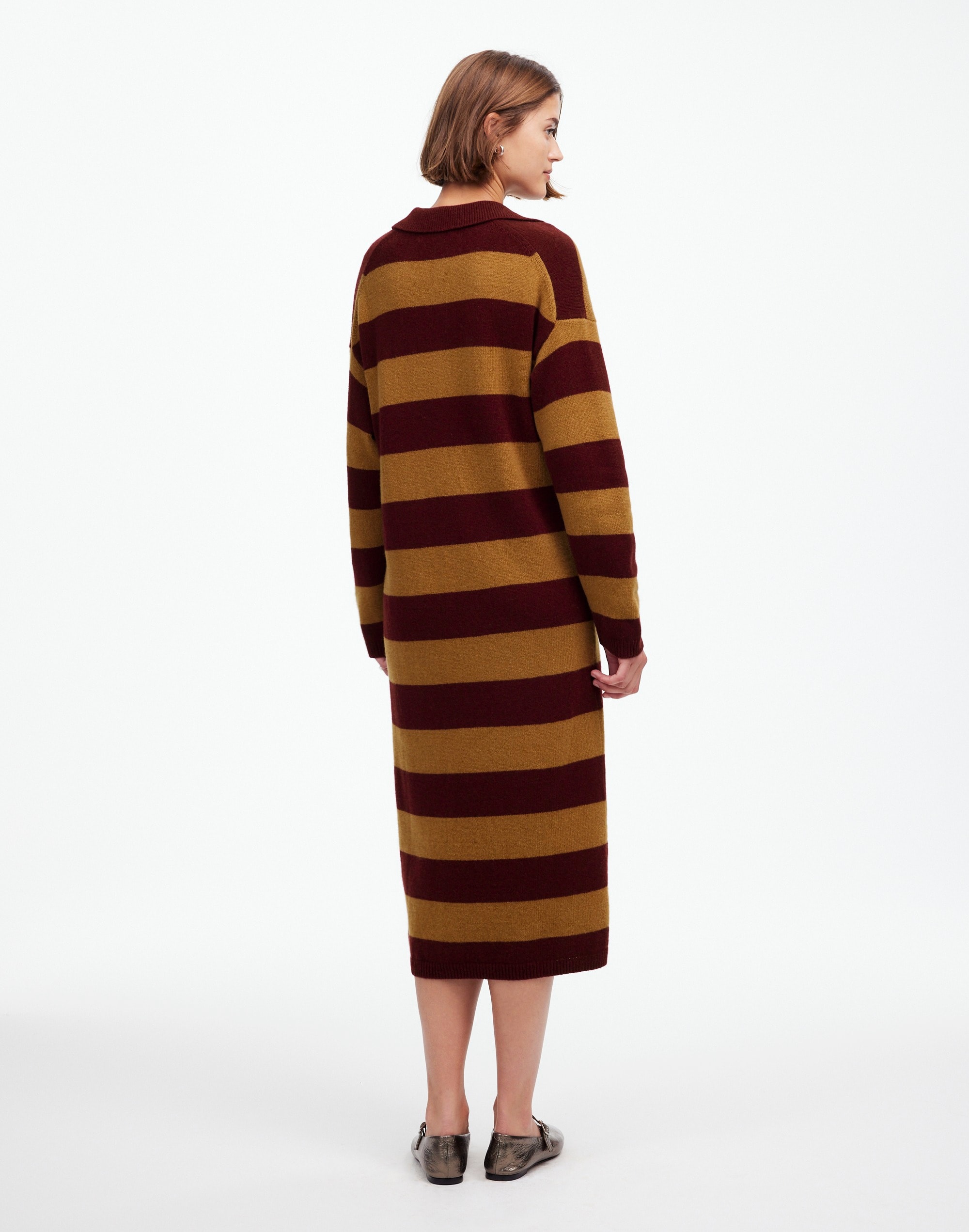 Relaxed Sweater Dress Stripe | Madewell