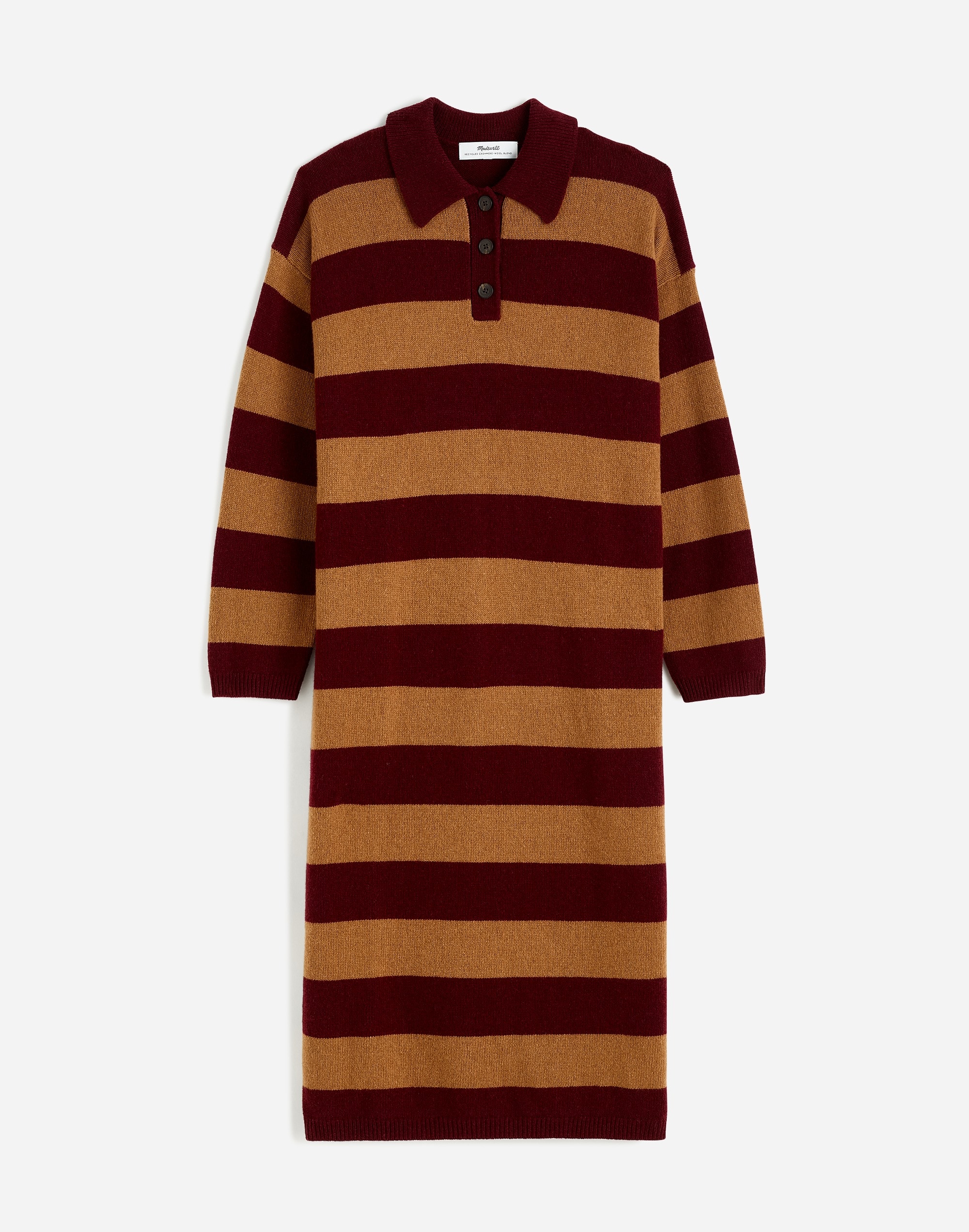 Relaxed Sweater Dress Stripe | Madewell