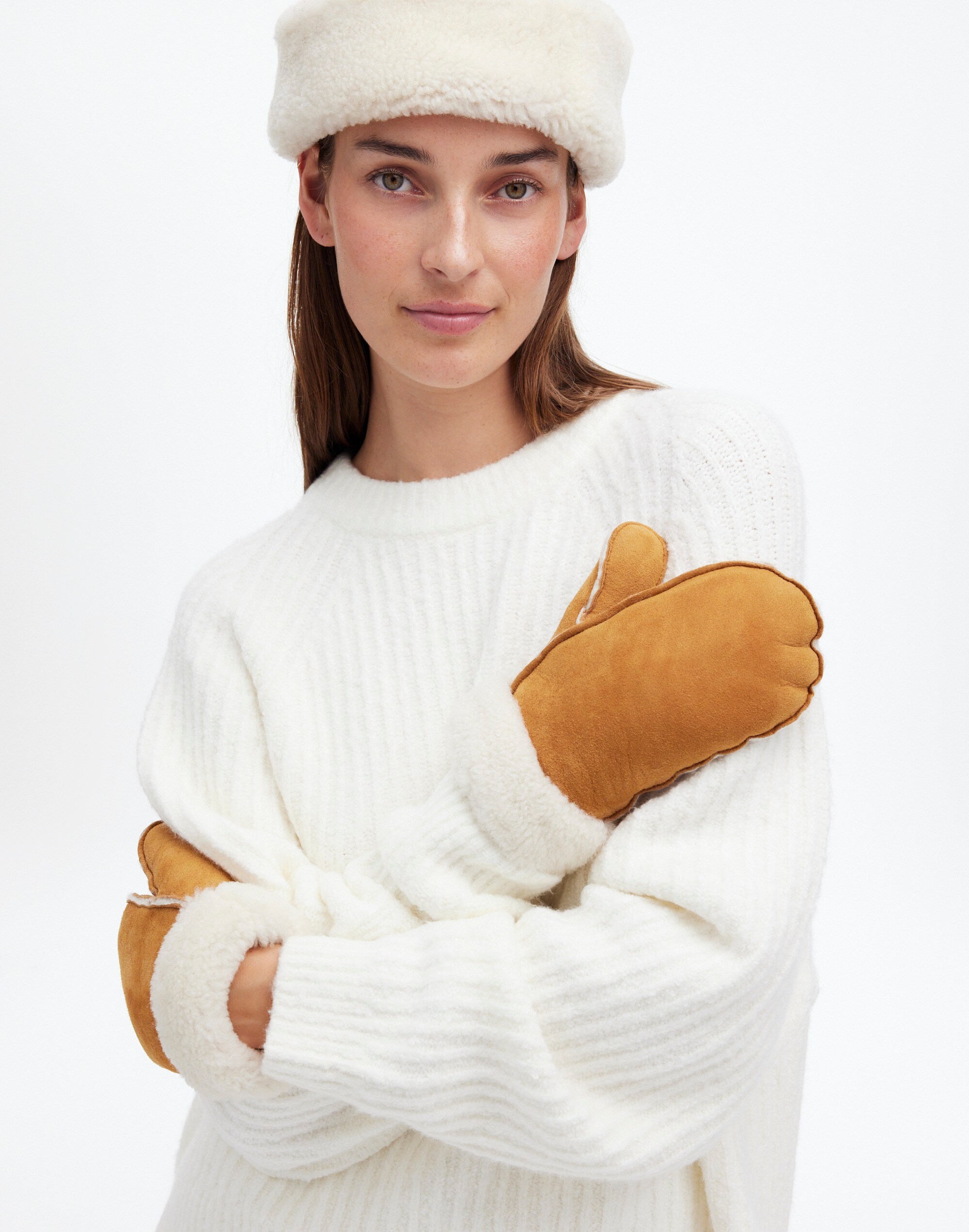 Owen Barry™ Sheepskin Mittens | Madewell