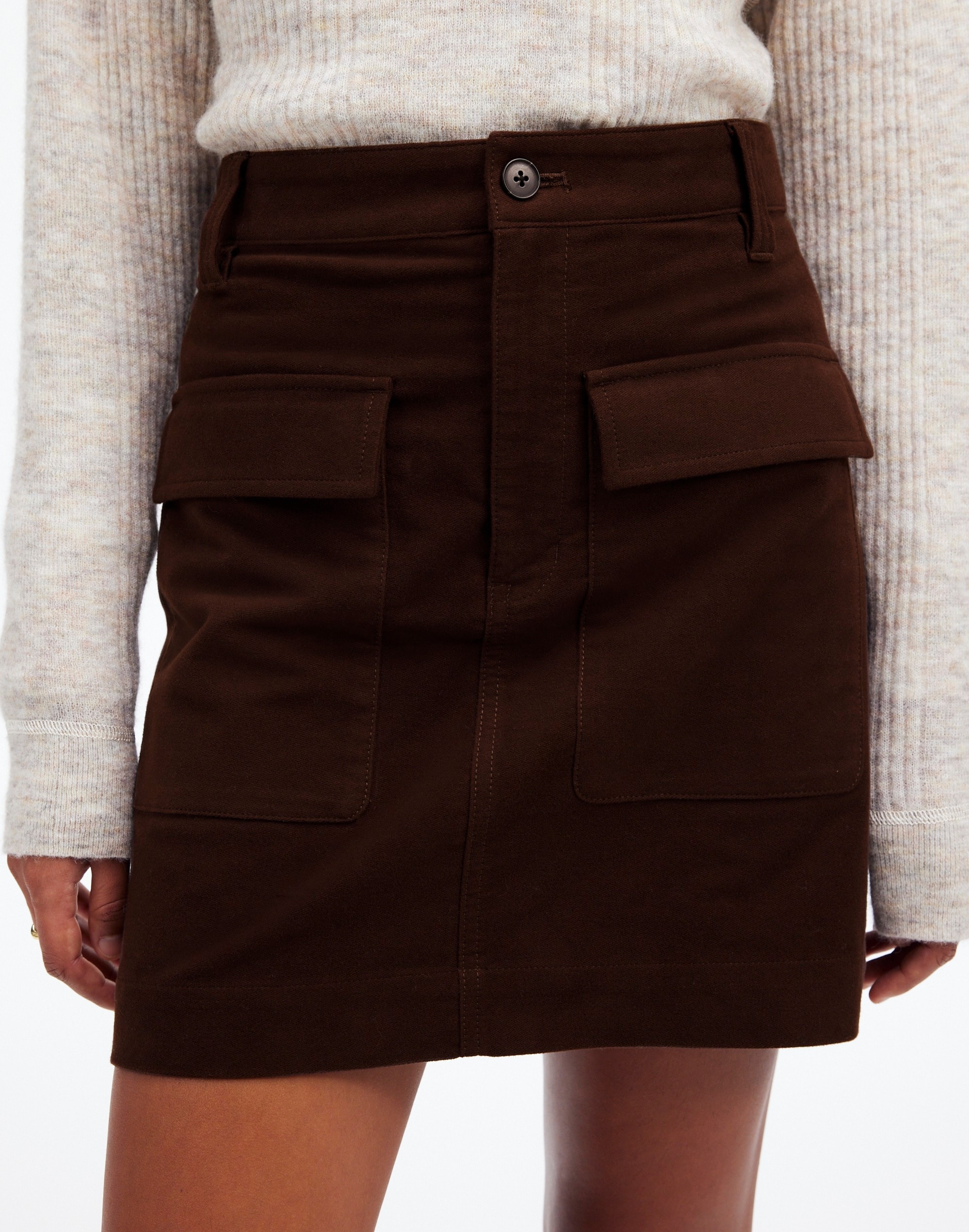 Utility Mini Skirt Moleskin | Madewell