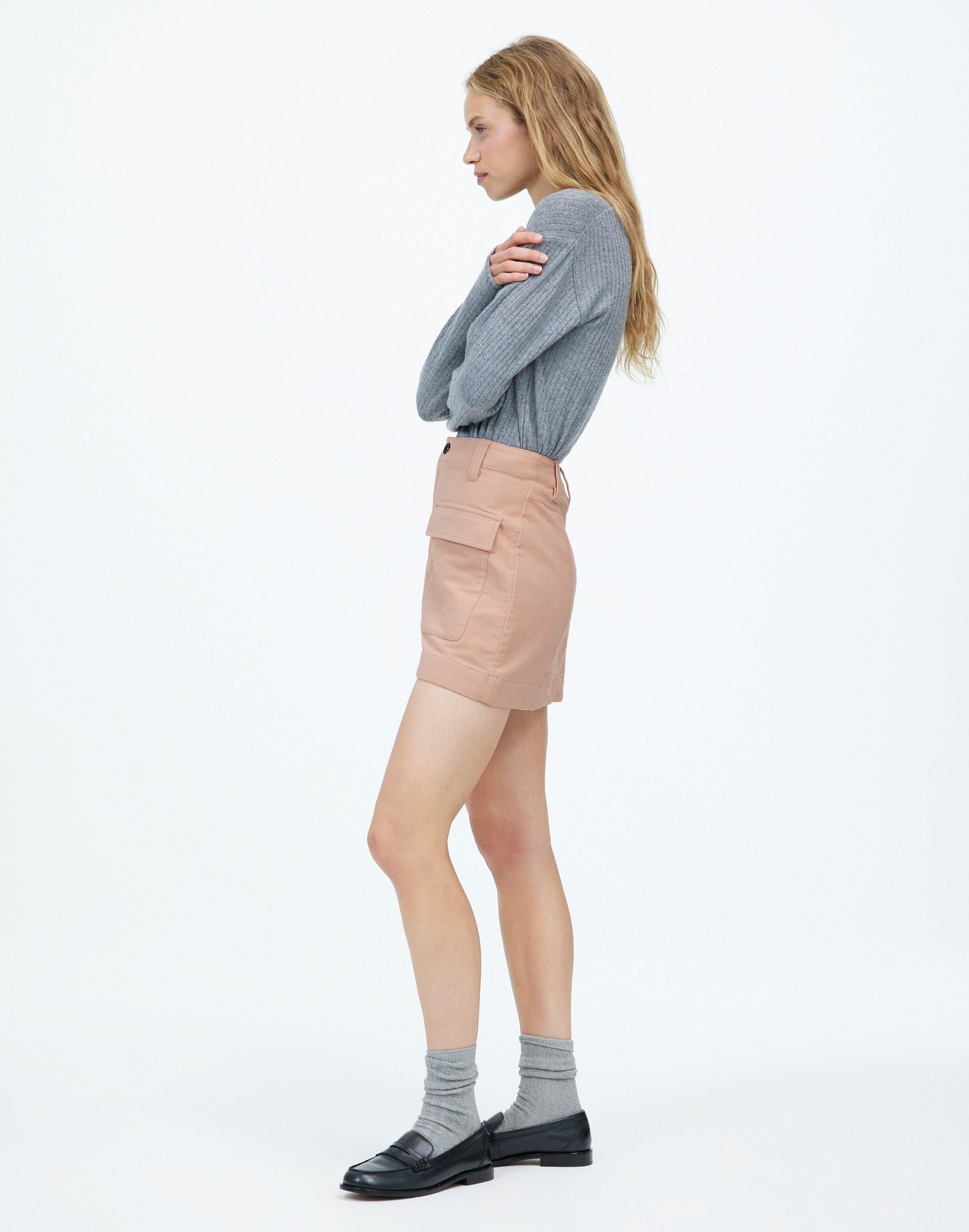 Utility Mini Skirt Moleskin | Madewell