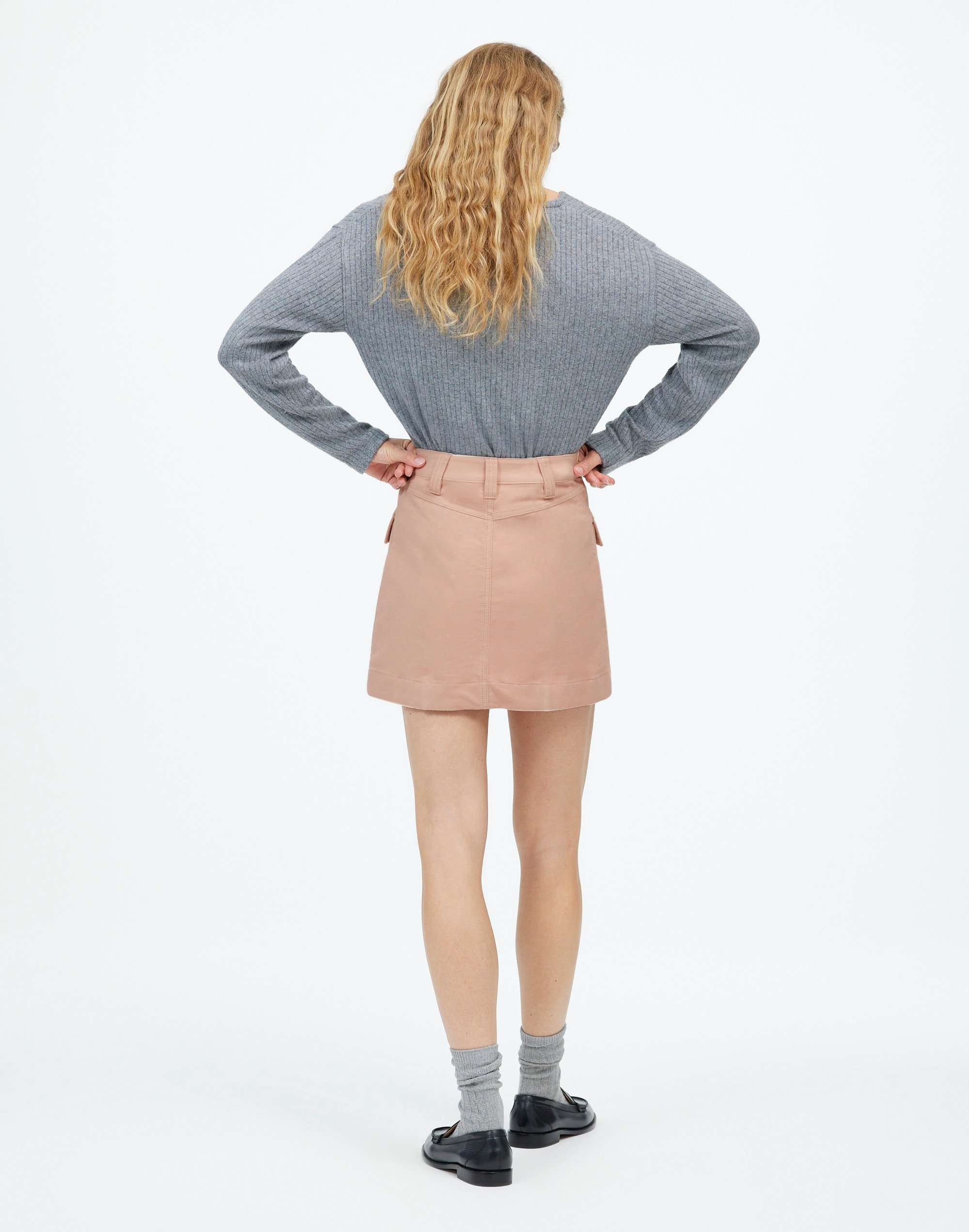 Utility Mini Skirt Moleskin | Madewell