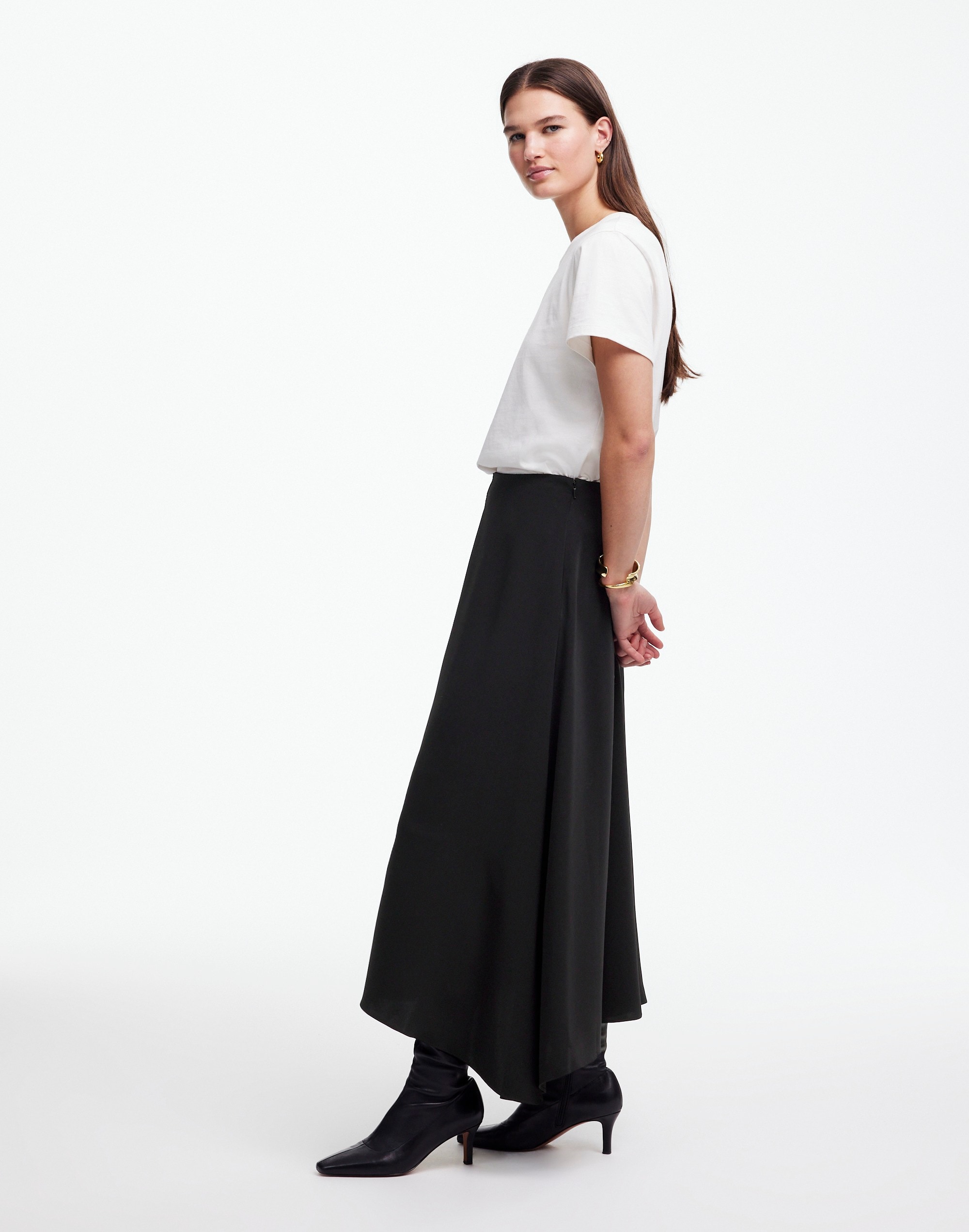 Asymmetric Midi Skirt | Madewell