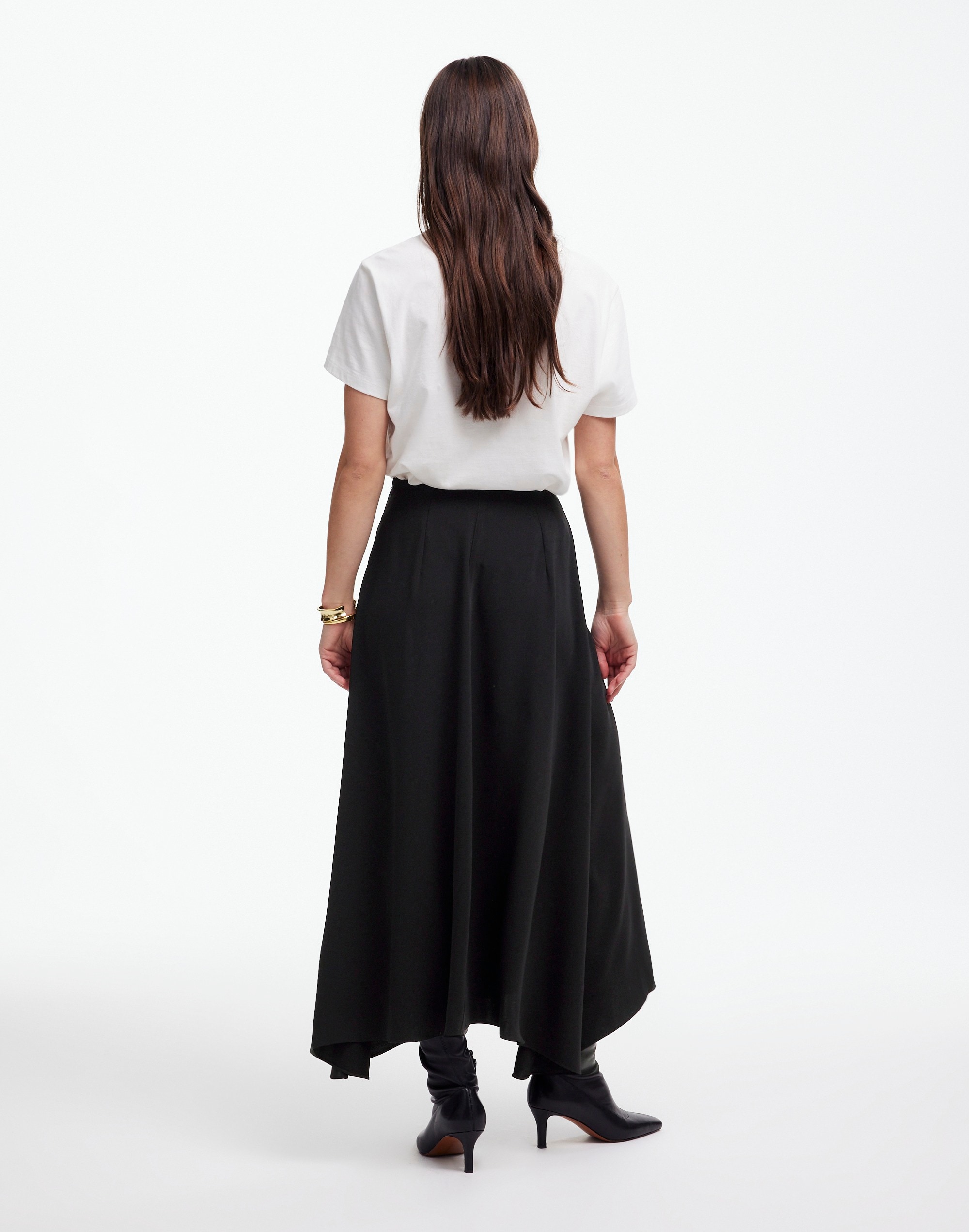 Asymmetric Midi Skirt | Madewell