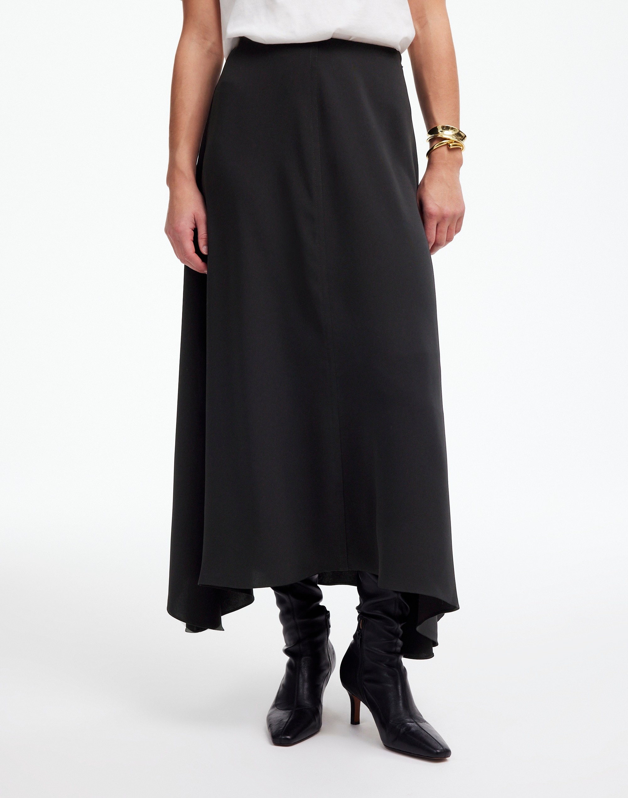 Asymmetric Midi Skirt | Madewell