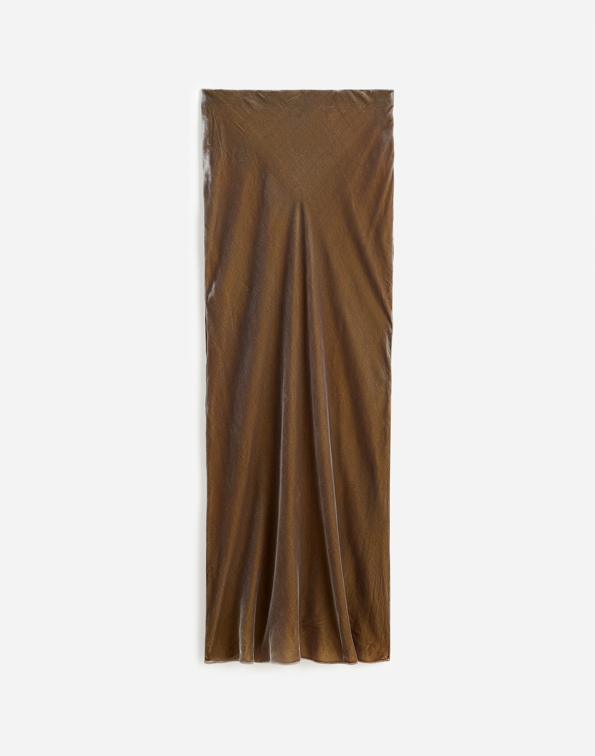 Velvet Maxi Slip Skirt | Madewell