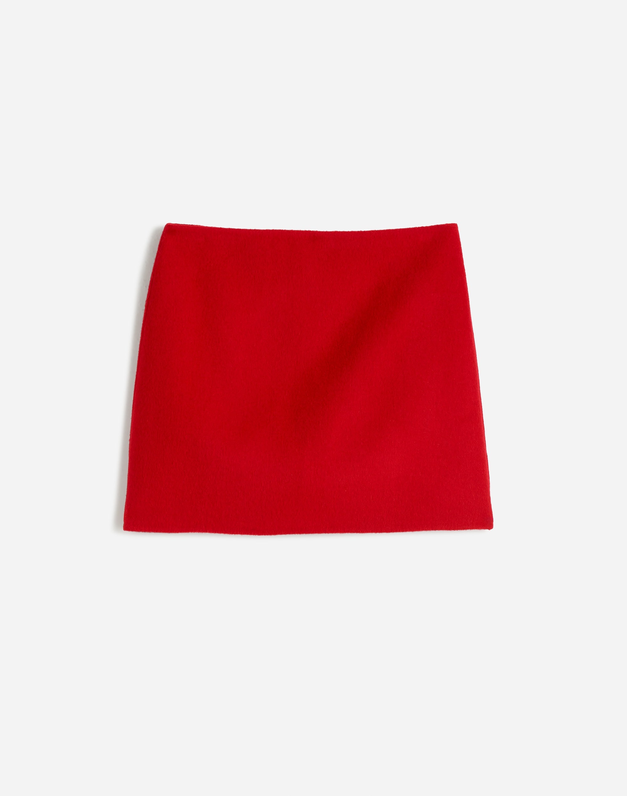 Double-Faced Mini Skirt Wool Blend | Madewell