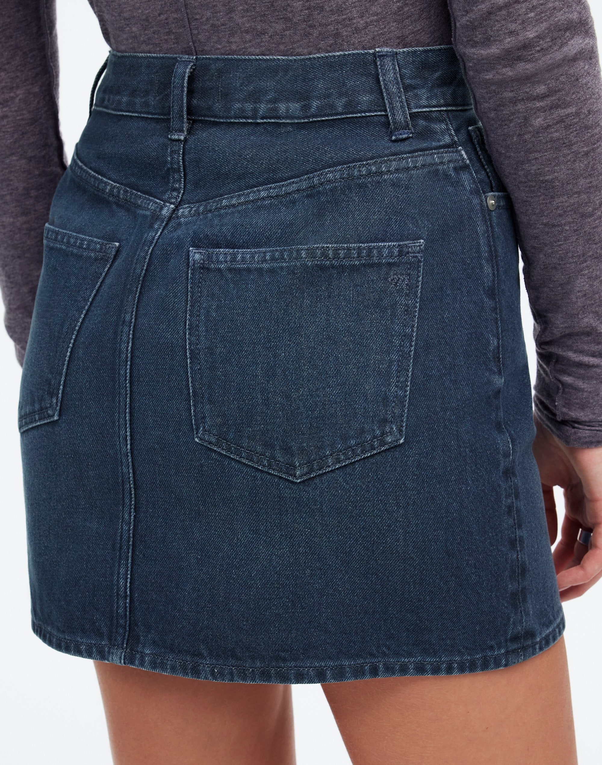 Denim Mini Skirt Hodgeman Wash | Madewell