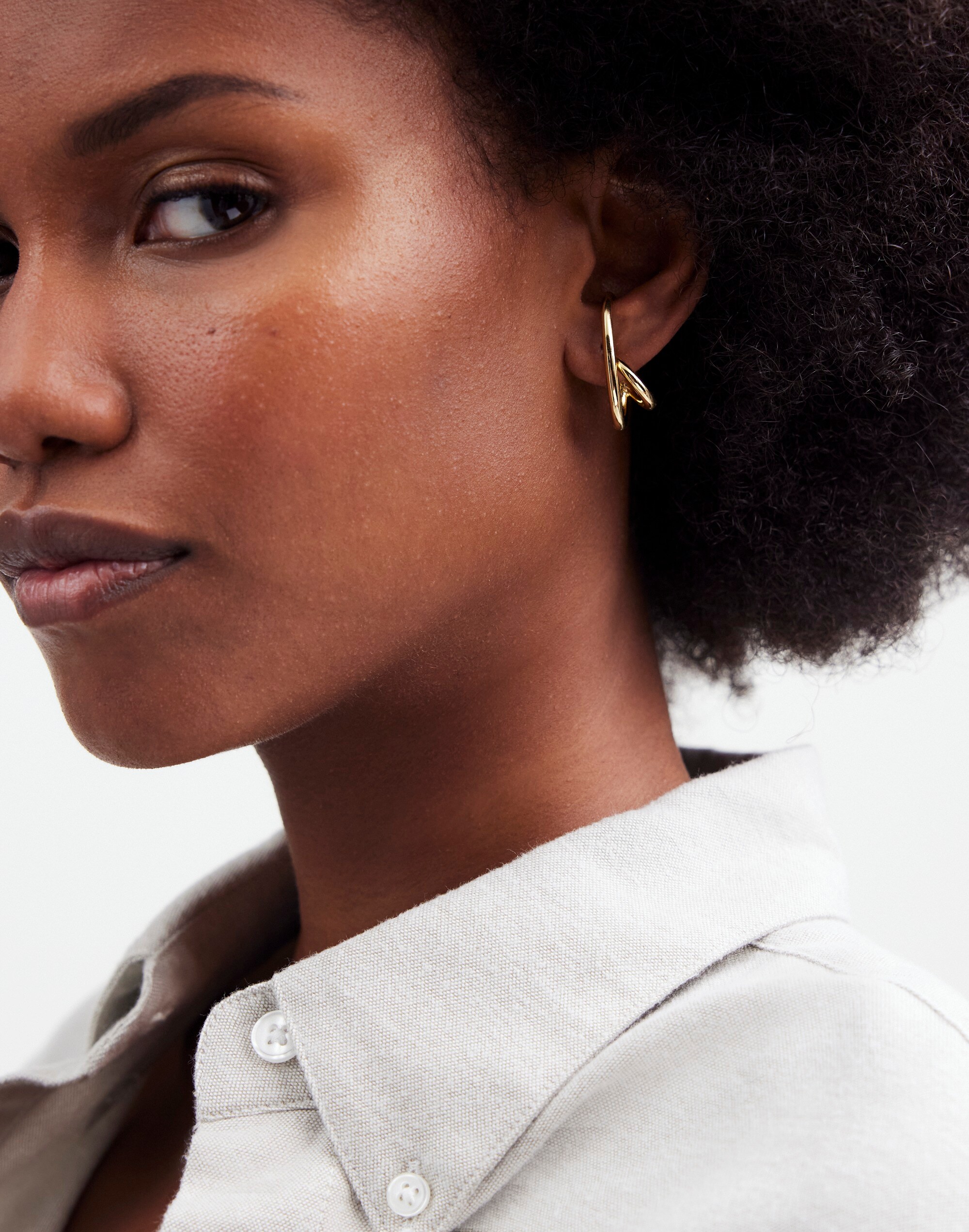 Wire Double Hoop Earrings | Madewell