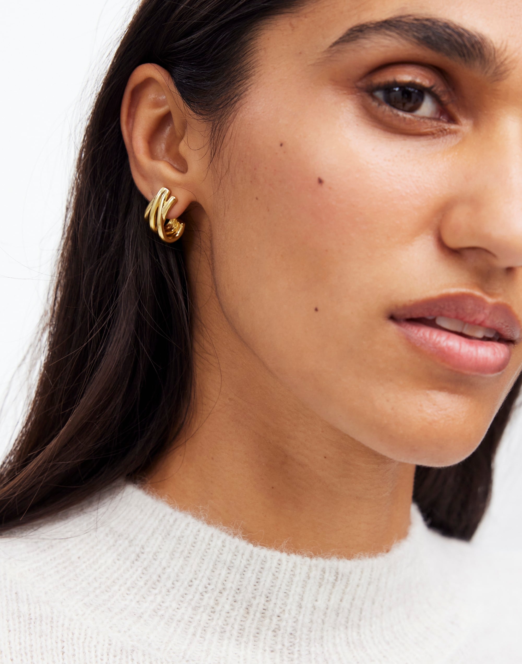 Wraparound Statement Stud Earrings | Madewell