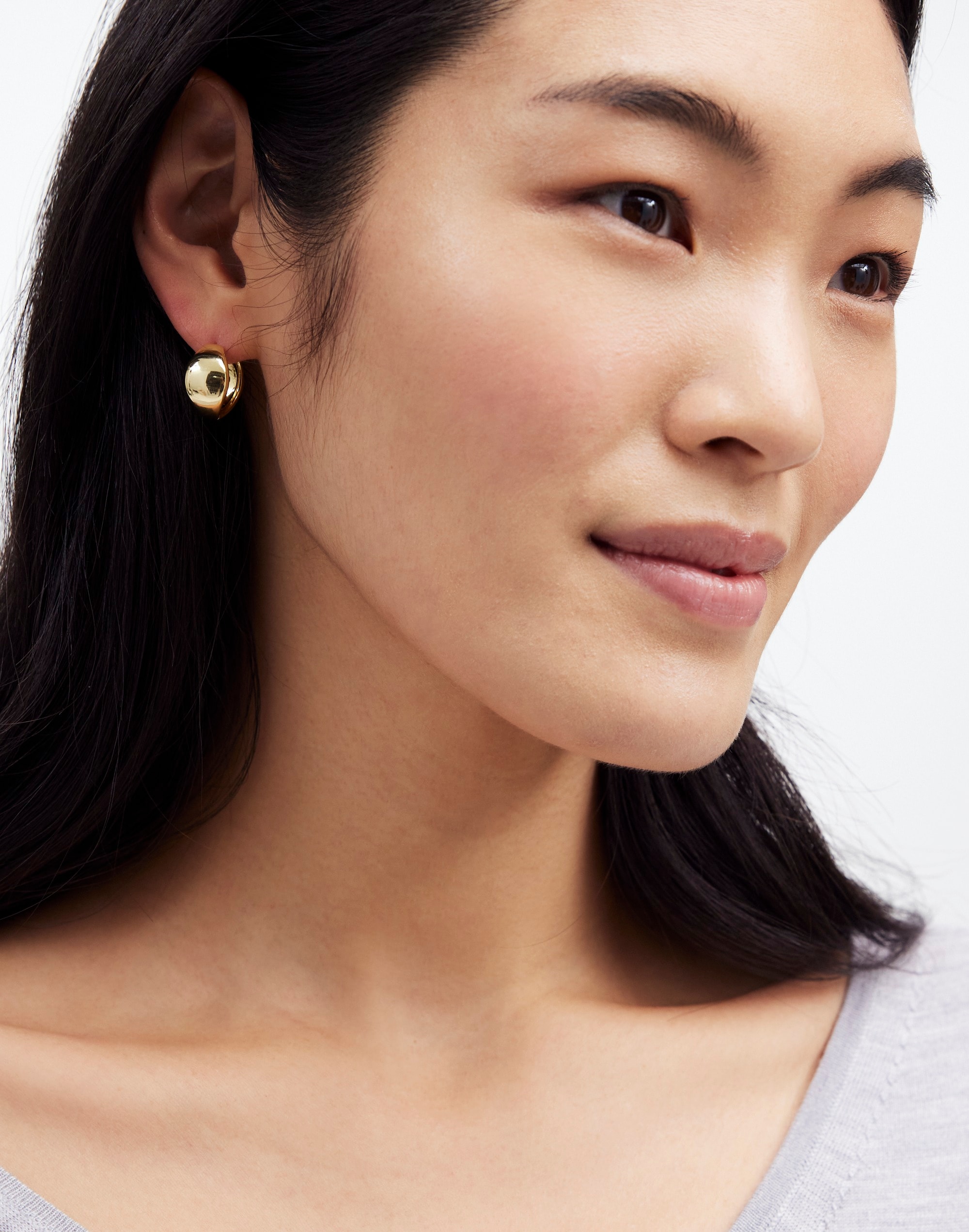 Dome Statement Hoop Earrings | Madewell