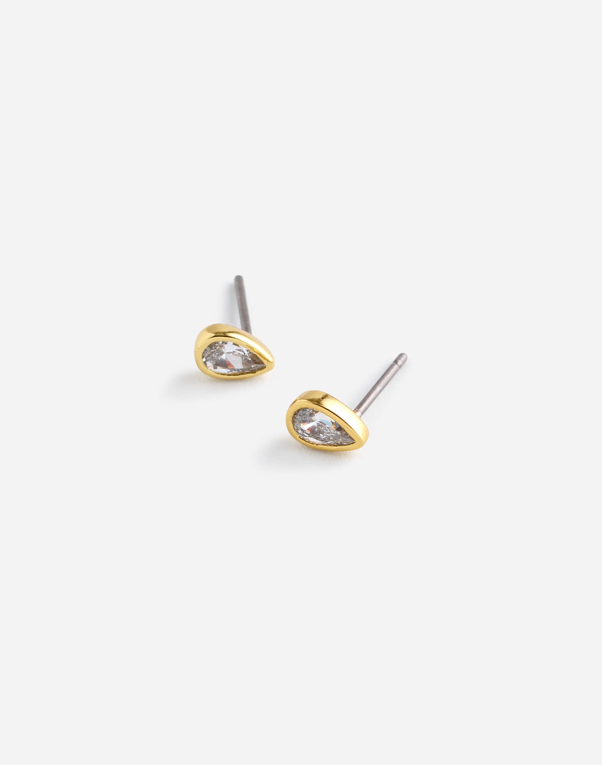 Pear Crystal Stud Earrings | Madewell