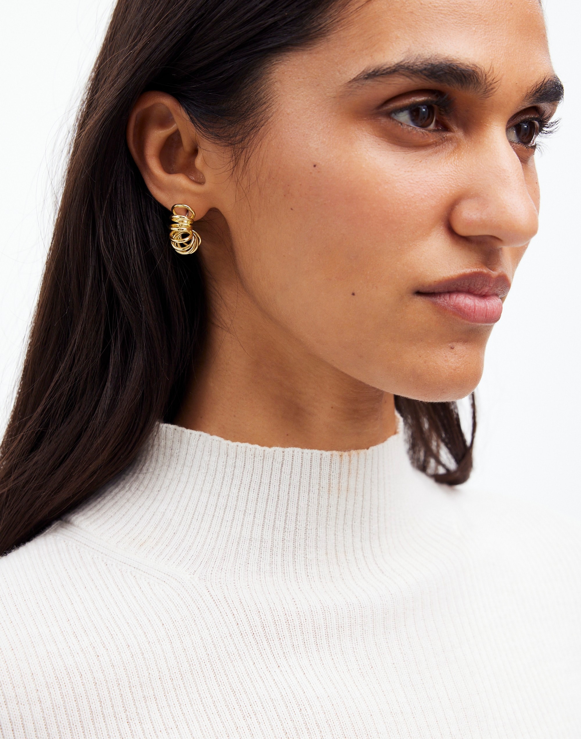 Multi-Ring Small Hoop Earrings | Madewell