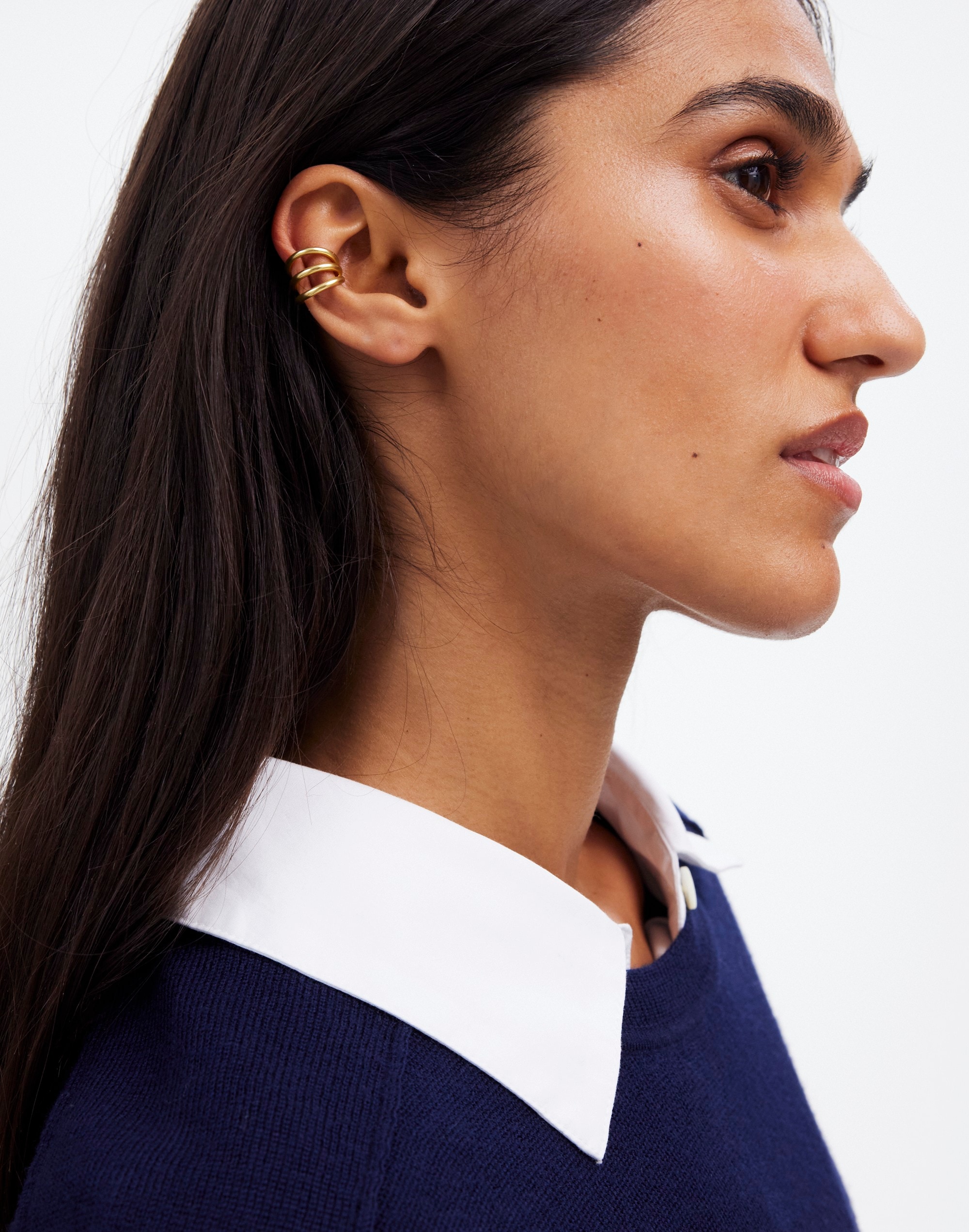 Triple Ring Ear Cuff | Madewell