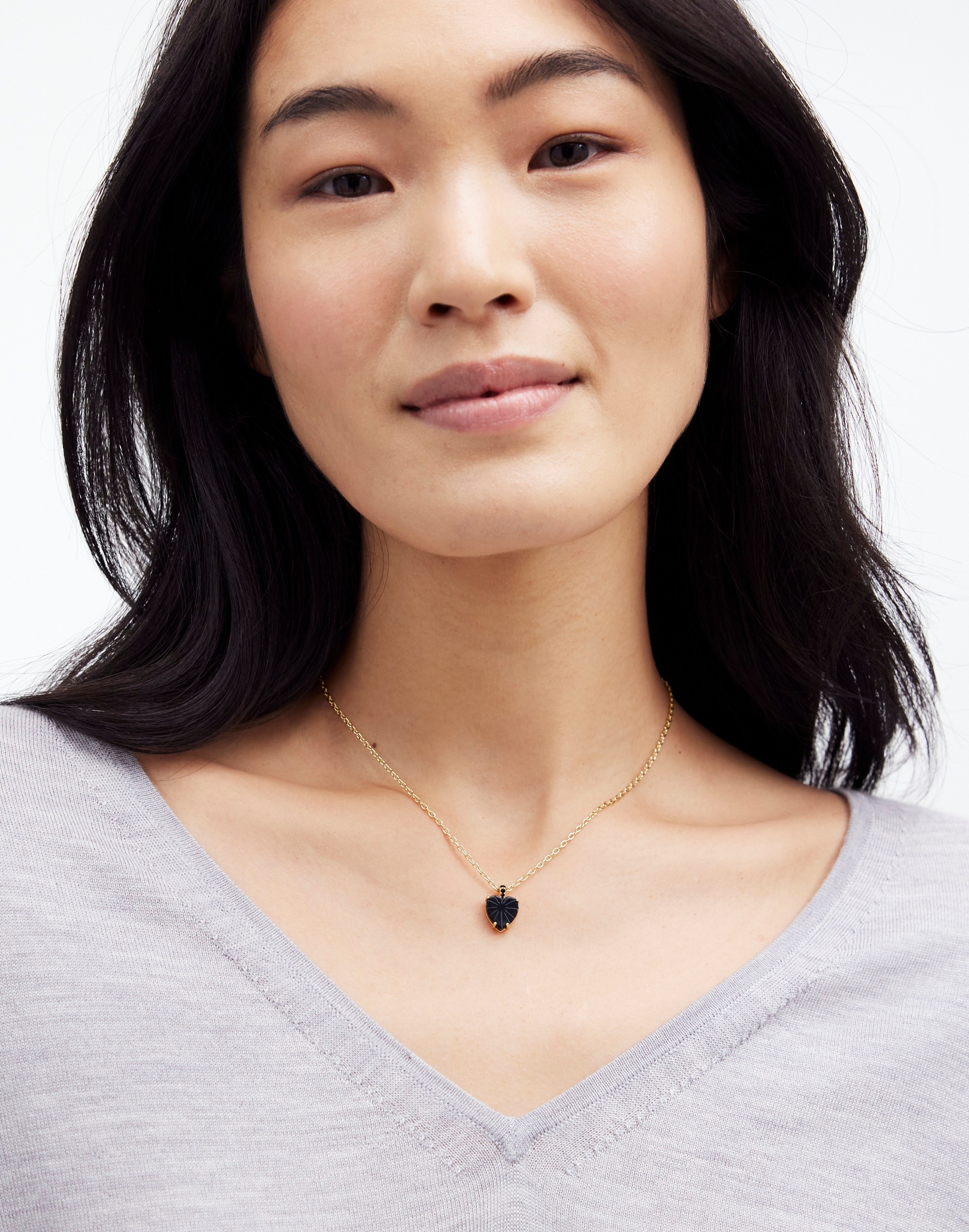 Pronged Heart Pendant Necklace | Madewell