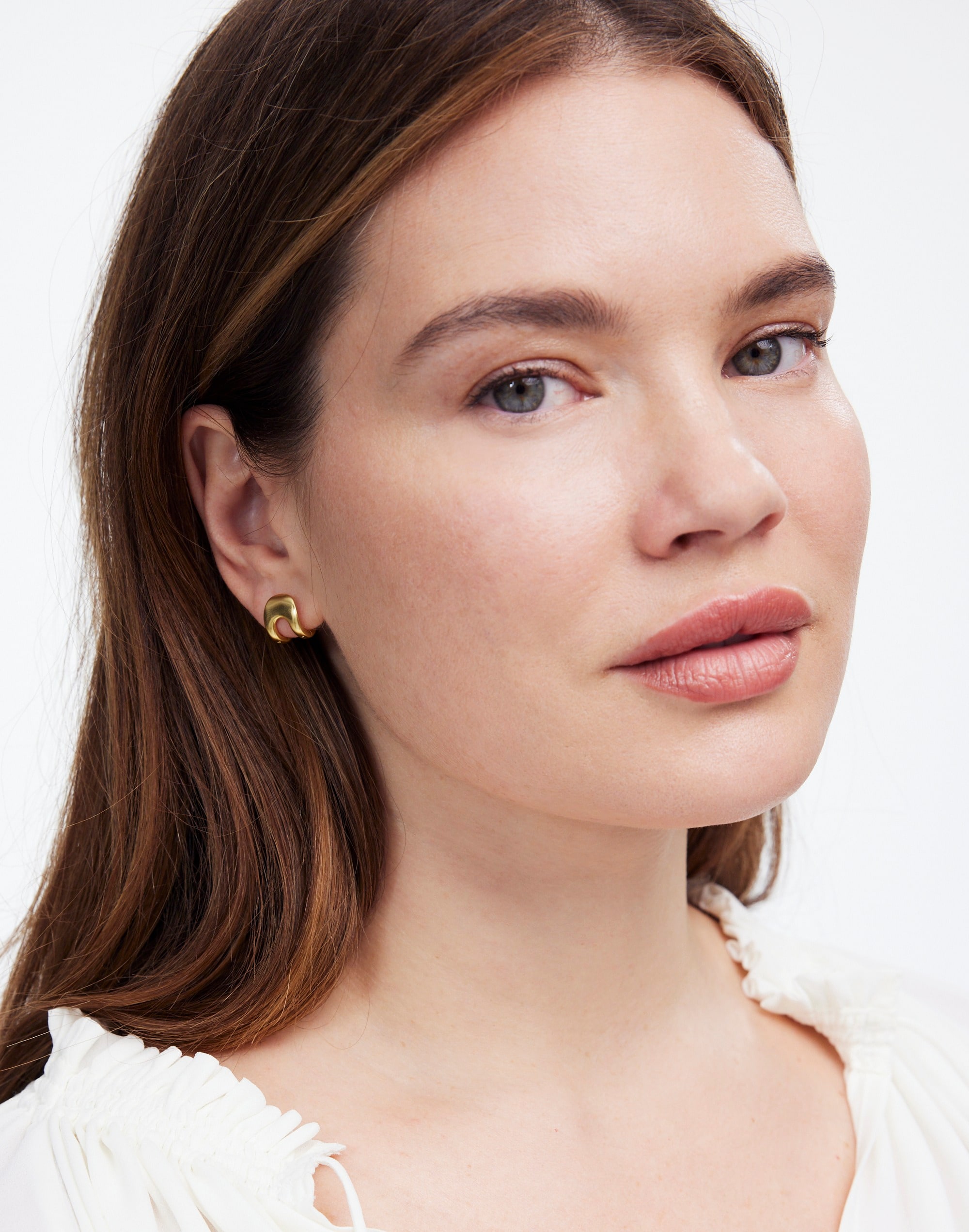 Cutout Huggie Hoop Earrings | Madewell