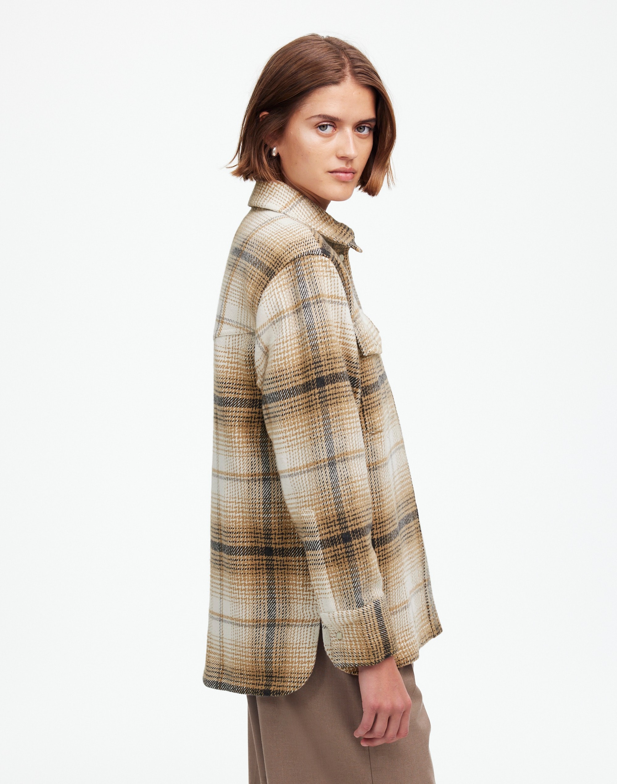 Flannel Button-Up Shirt-Jacket Plaid | Madewell