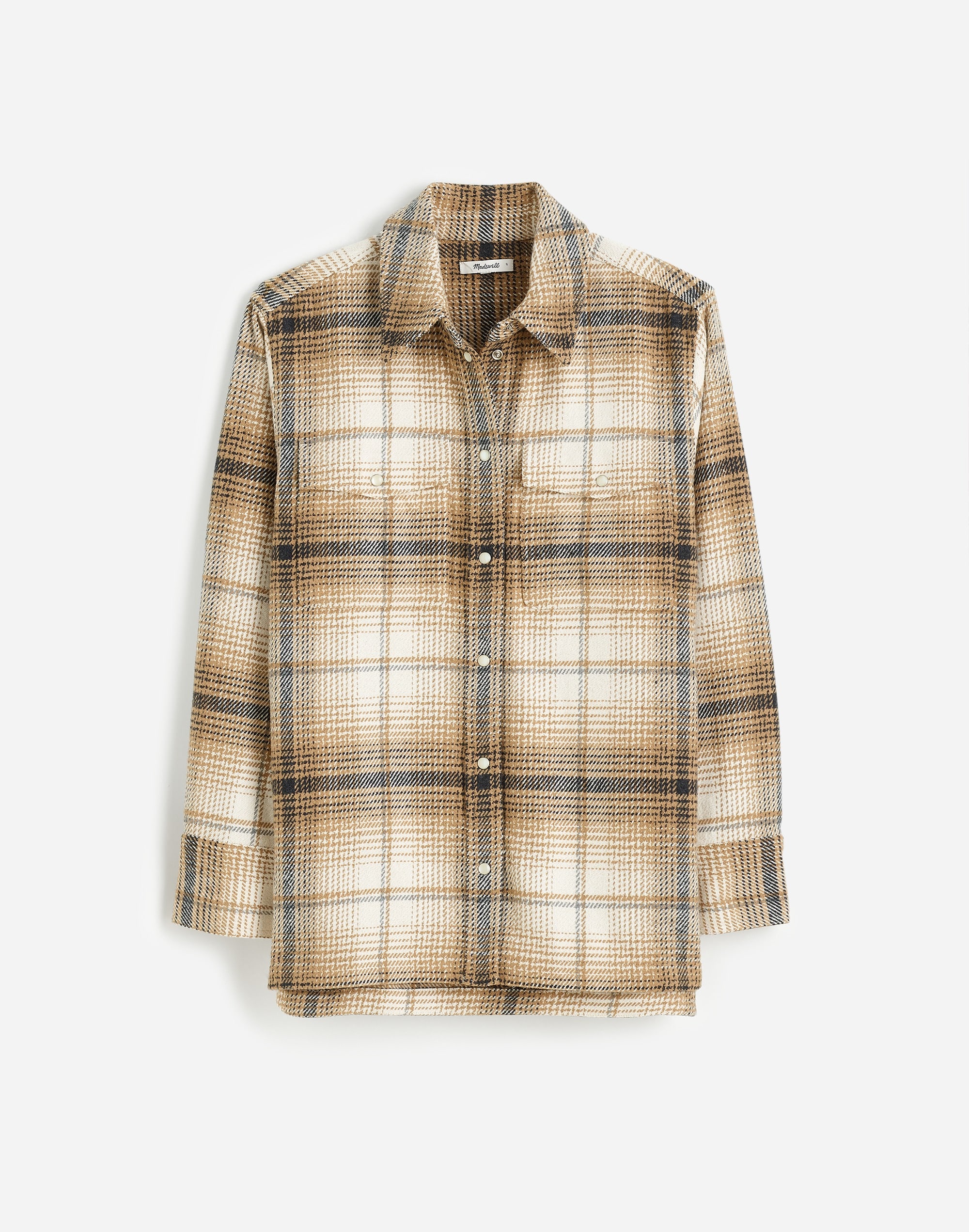 Flannel Button-Up Shirt-Jacket Plaid | Madewell