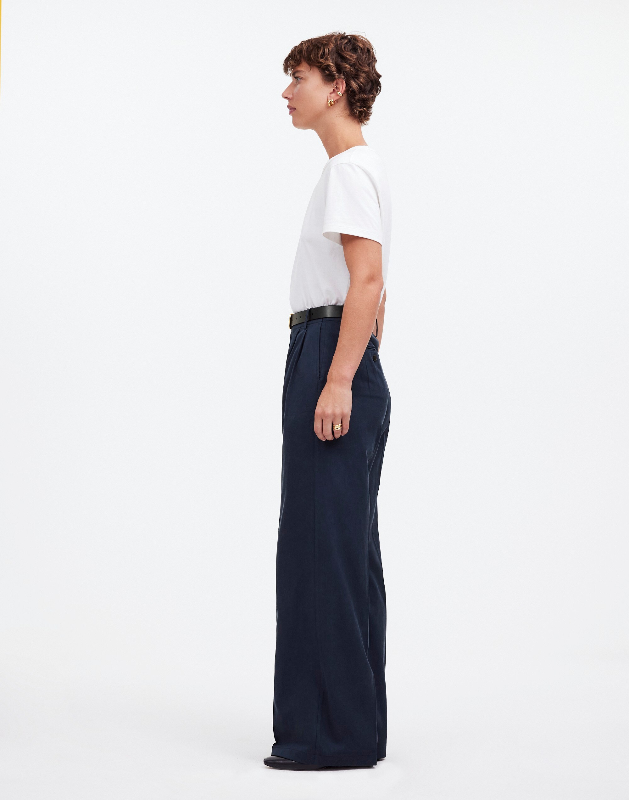 The Tall Harlow Wide-Leg Pant in Drapey Twill | Madewell