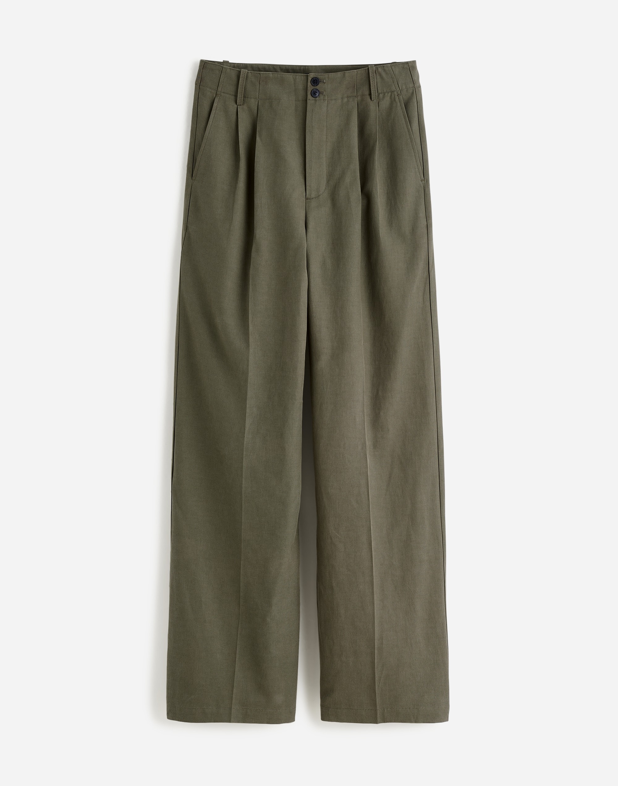 The Harlow Wide-Leg Pant Drapey Twill | Madewell