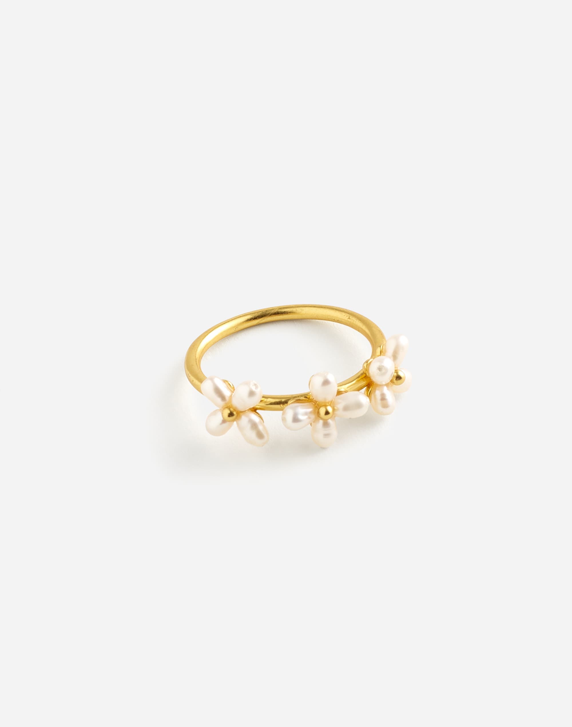 Freshwater Pearl Flower Ring | Madewell