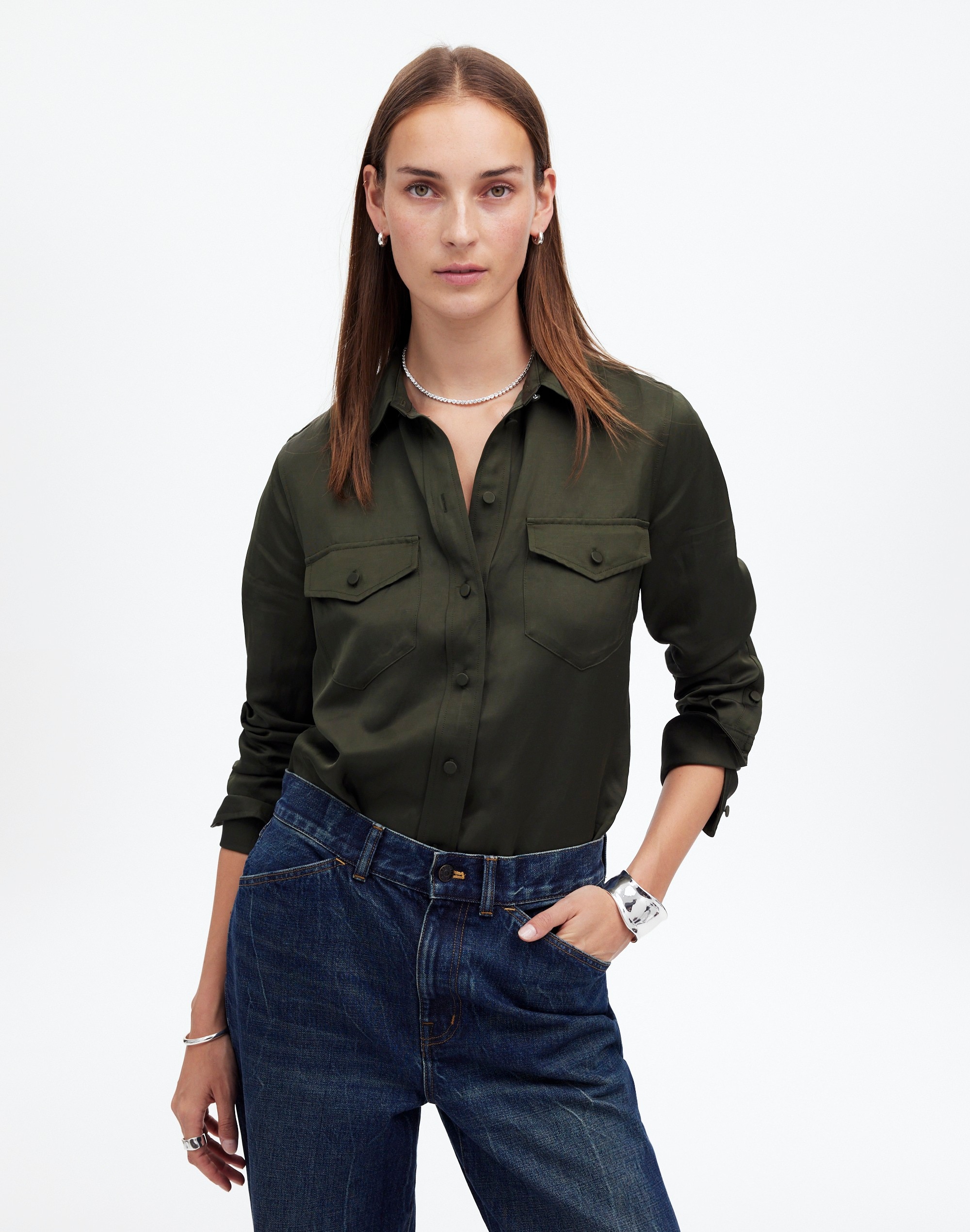 Western Shirt Linen Blend | Madewell