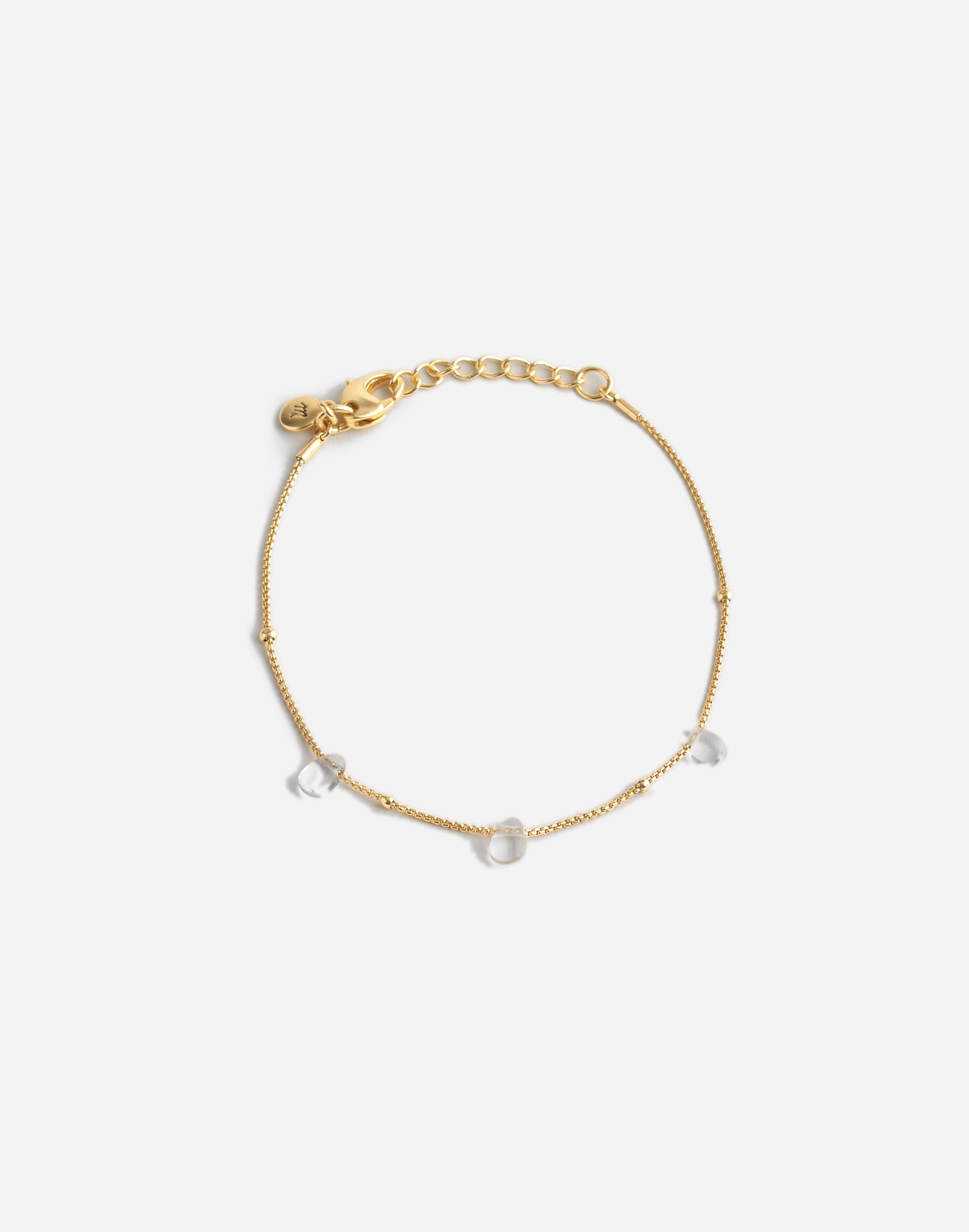 Glass Bead Charm Bracelet | Madewell