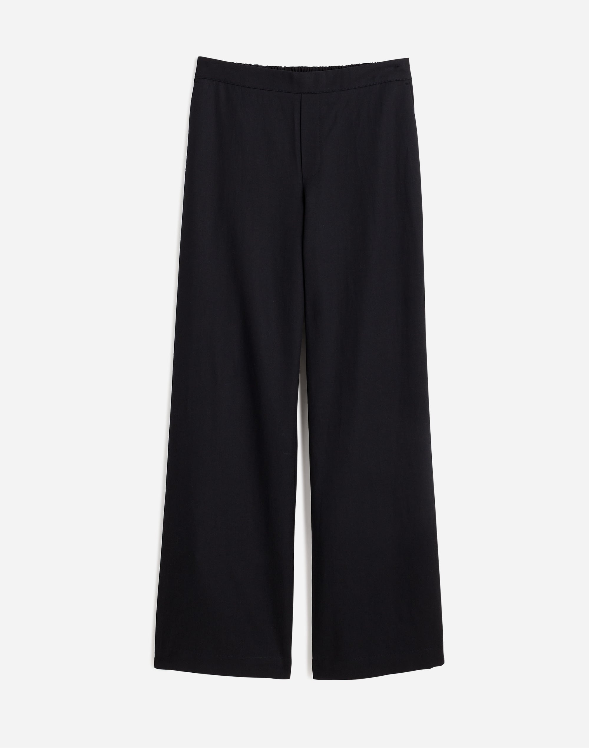 Pull-On Straight Pants Drapey Twill | Madewell