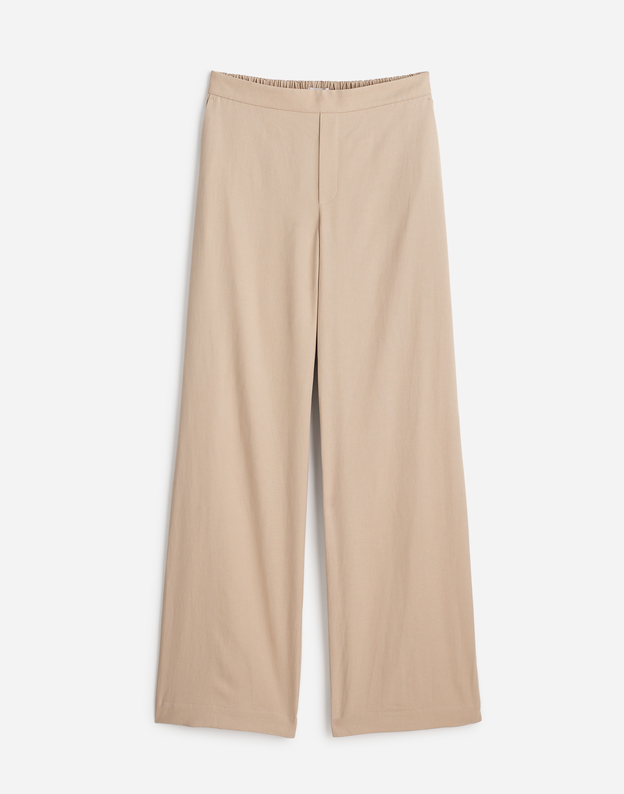 Mw Pull-on Straight Pants In Vintage Khaki