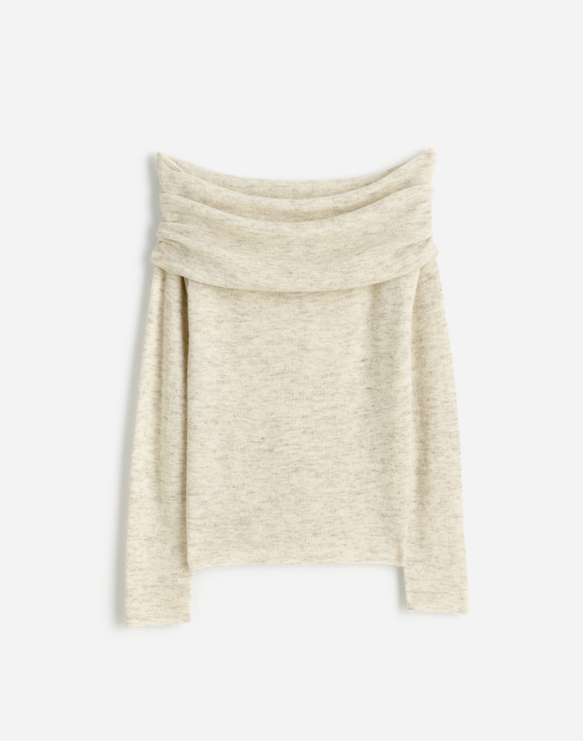 Alpaca-Blend Off-Shoulder Sweater | Madewell