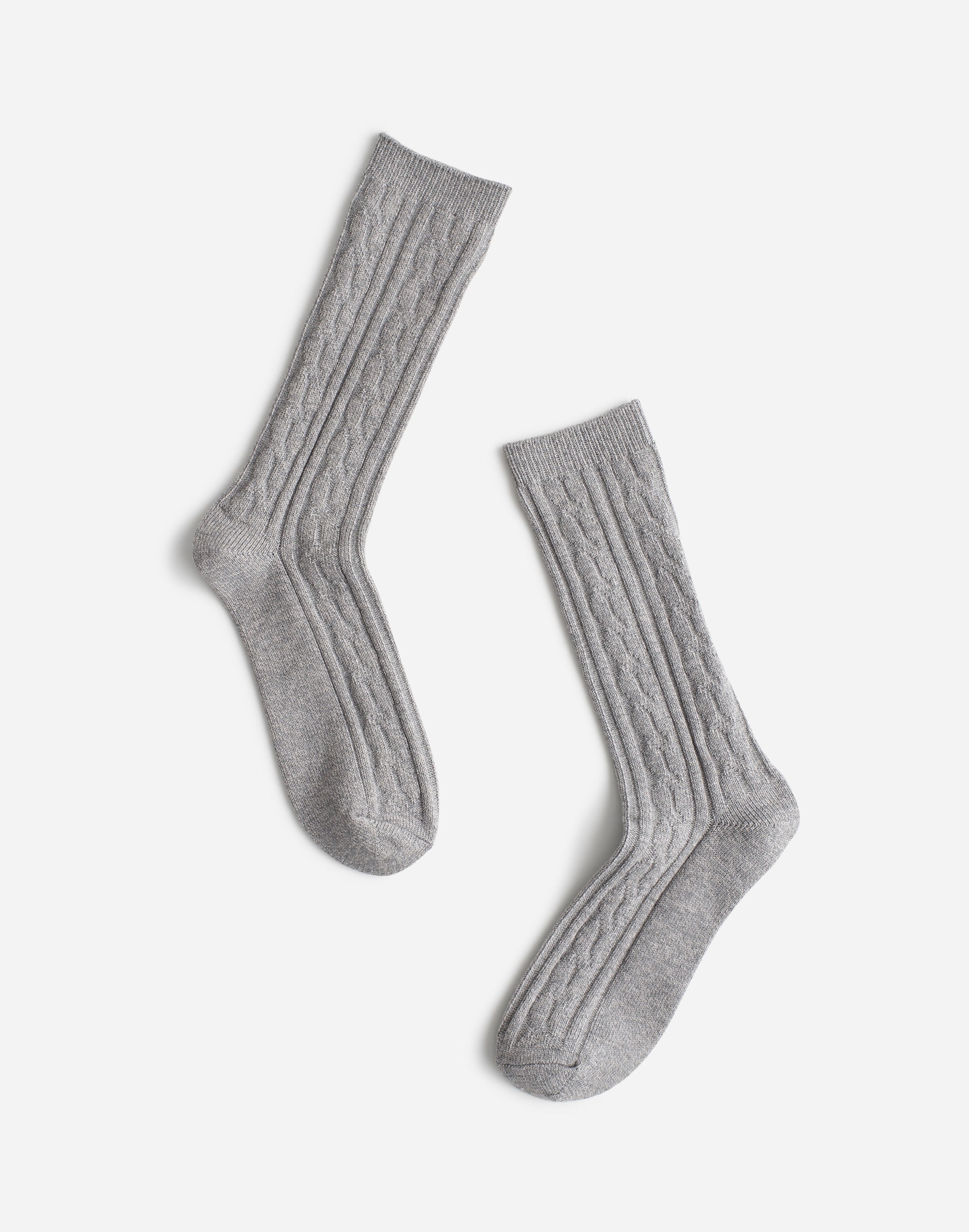 Cable-Knit Trouser Socks | Madewell